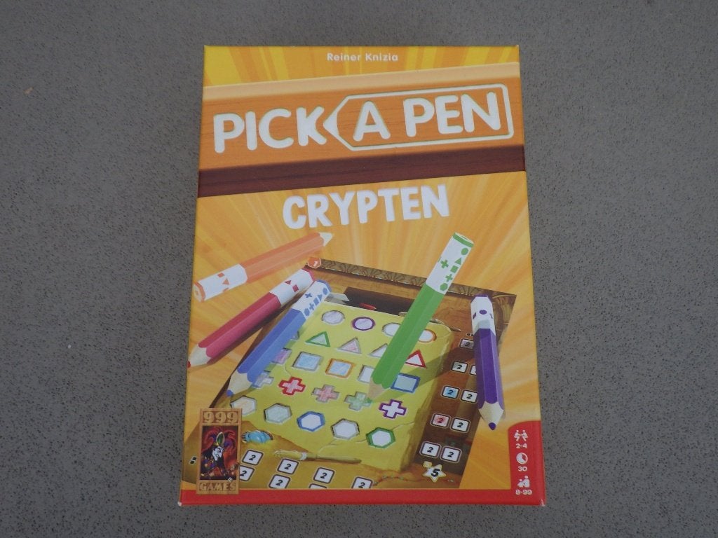 Pick a pen Crypten 999 GAMES, Ophalen