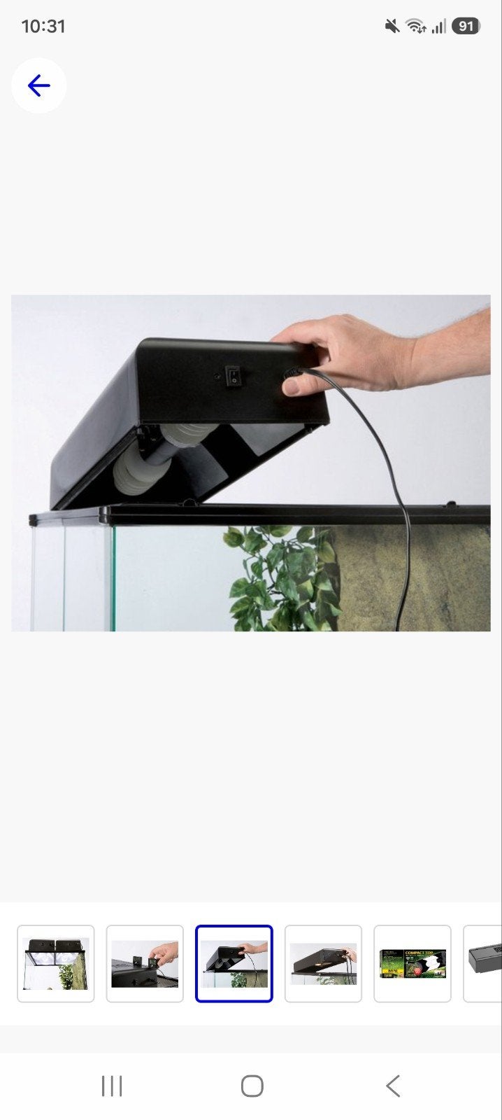 exo terra compact top 2 x, Ophalen of Verzenden