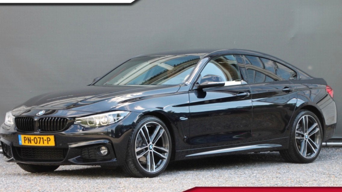 BMW 4-Serie Gran Coupé 420i 184pk Aut 2017 Zwart, Auto's, BMW, 1998 cc, Achterwielaandrijving, 4 cilinders, Zwart
