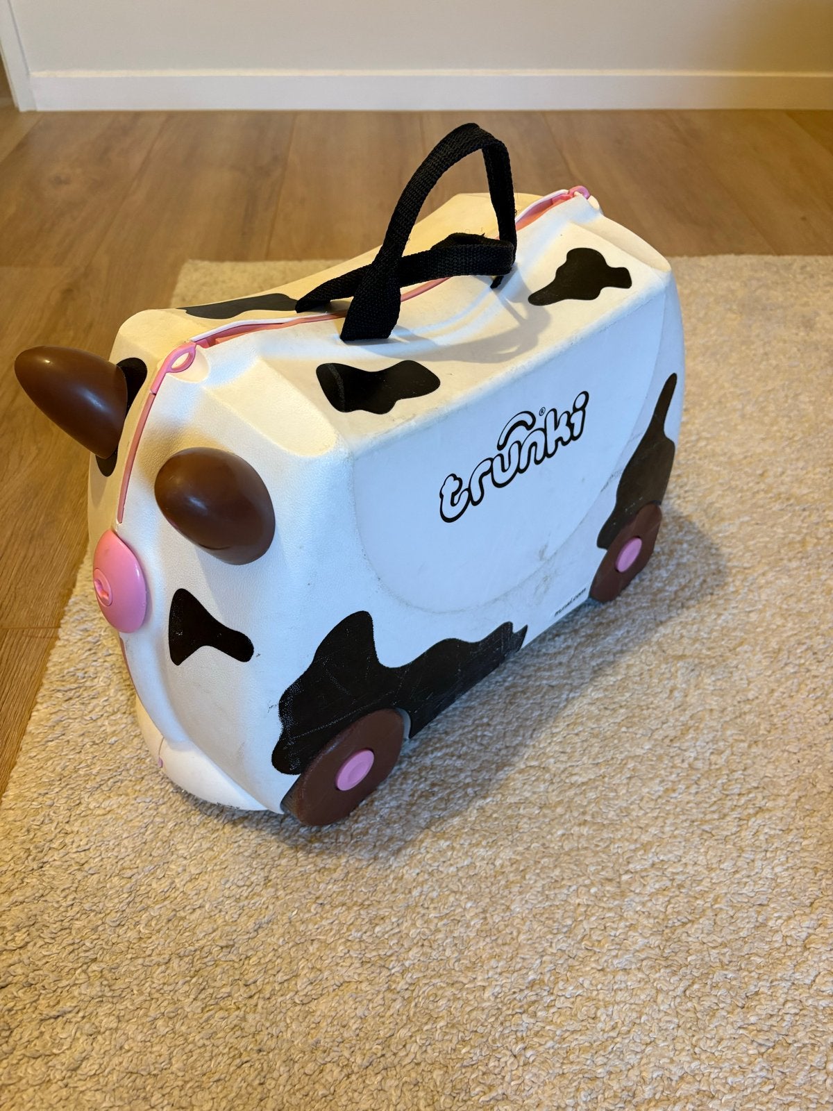 Trunki koffer koe - Ideaal voor jonge reizigers, Sieraden, Tassen en Uiterlijk, Koffers, Wieltjes, Gebruikt, Hard kunststof, Minder dan 50 cm