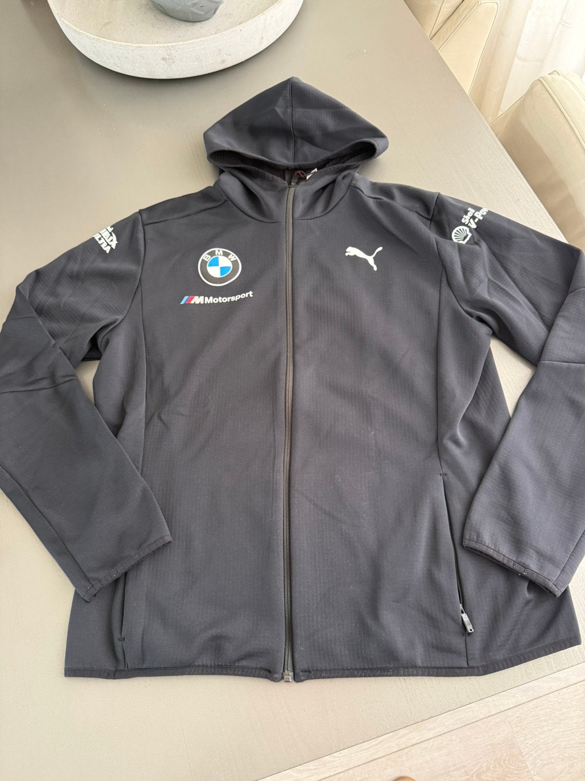 Puma bmw m motorsport DTM hoodie vest trui maat xxl, Kleding | Heren, Ophalen of Verzenden, Zo goed als nieuw, Overige maten, Zwart
