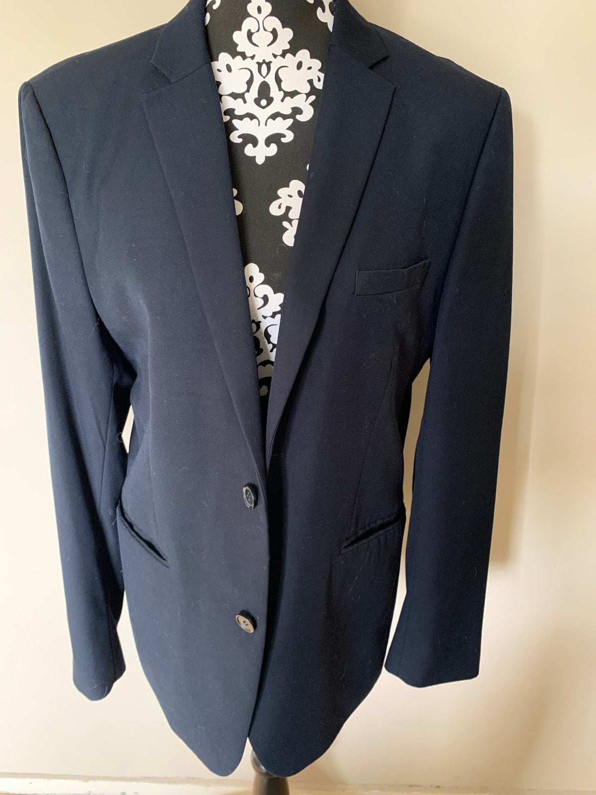 2-delig heren pak., Ophalen of Verzenden, Zo goed als nieuw, Maat 52/54 (L), Blauw