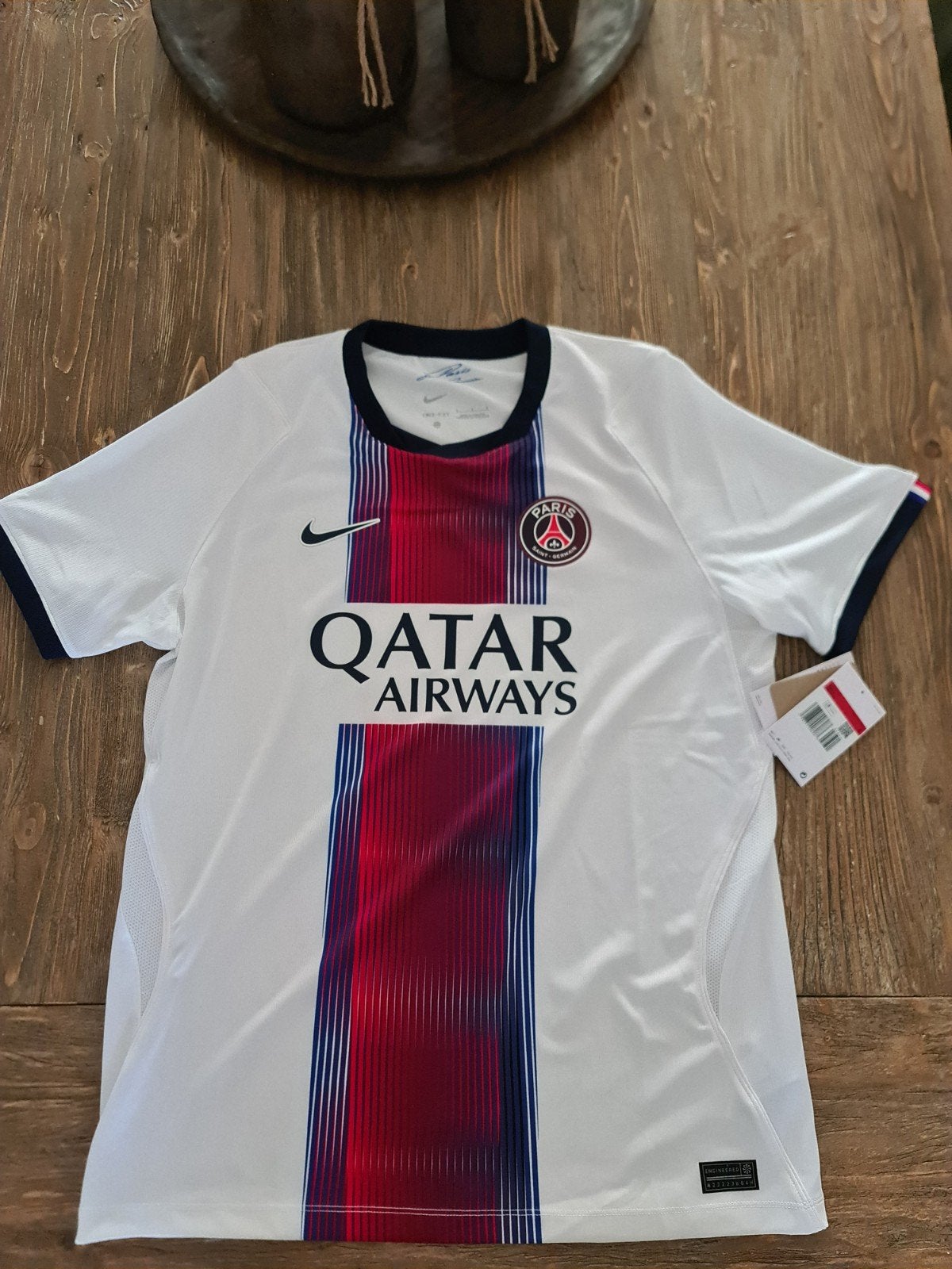 paris saint germain uit shirt NIEUW 26/27, Maat L, Ophalen of Verzenden, Nieuw, Shirt