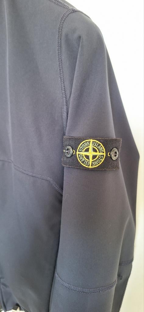Stone Island Junior softshell jas donkerblauw maat 170, Kinderen en Baby's, Kinderkleding | Maat 170, Gebruikt, Ophalen of Verzenden