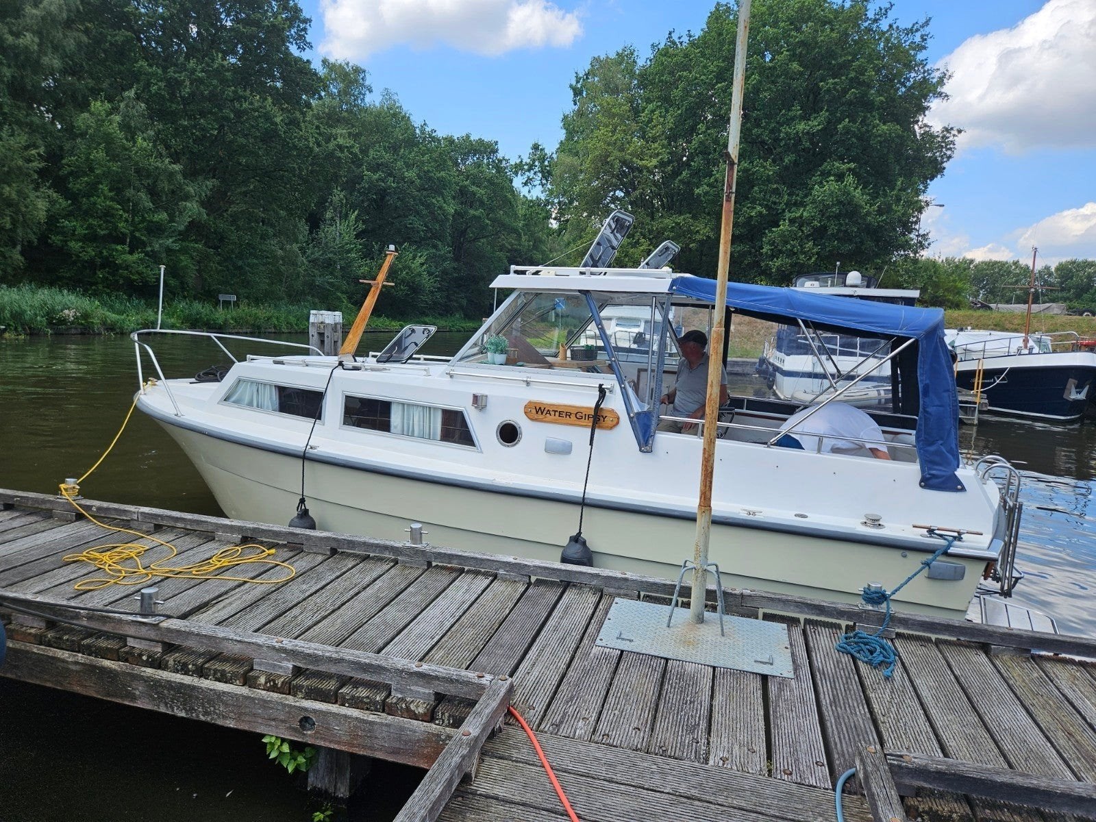 Nette Kajuitboot waterlander 850  ok, Overige merken, Gebruikt, Diesel, Ophalen of Verzenden