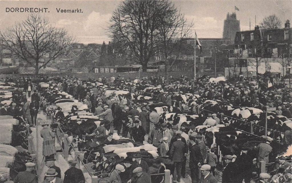 703-062-043 Dordrecht Veemarkt, Ophalen of Verzenden, Voor 1920, Zuid-Holland