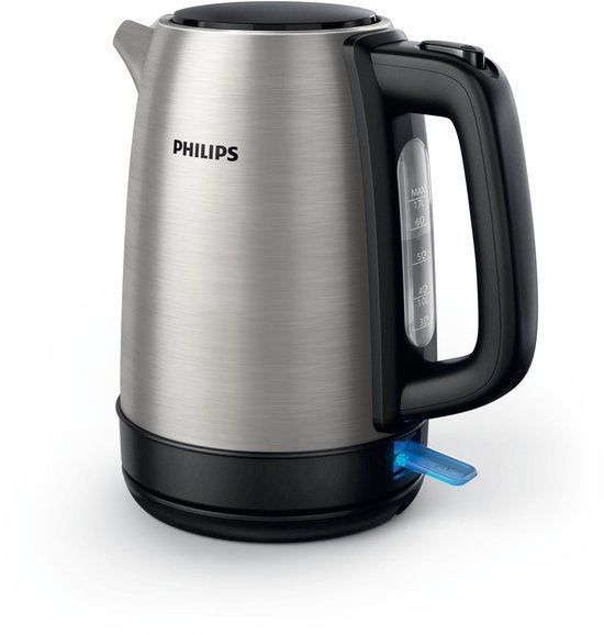 Philips Daily Collection Waterkoker Zilver, 1 tot 2 liter, Ophalen of Verzenden, Zo goed als nieuw