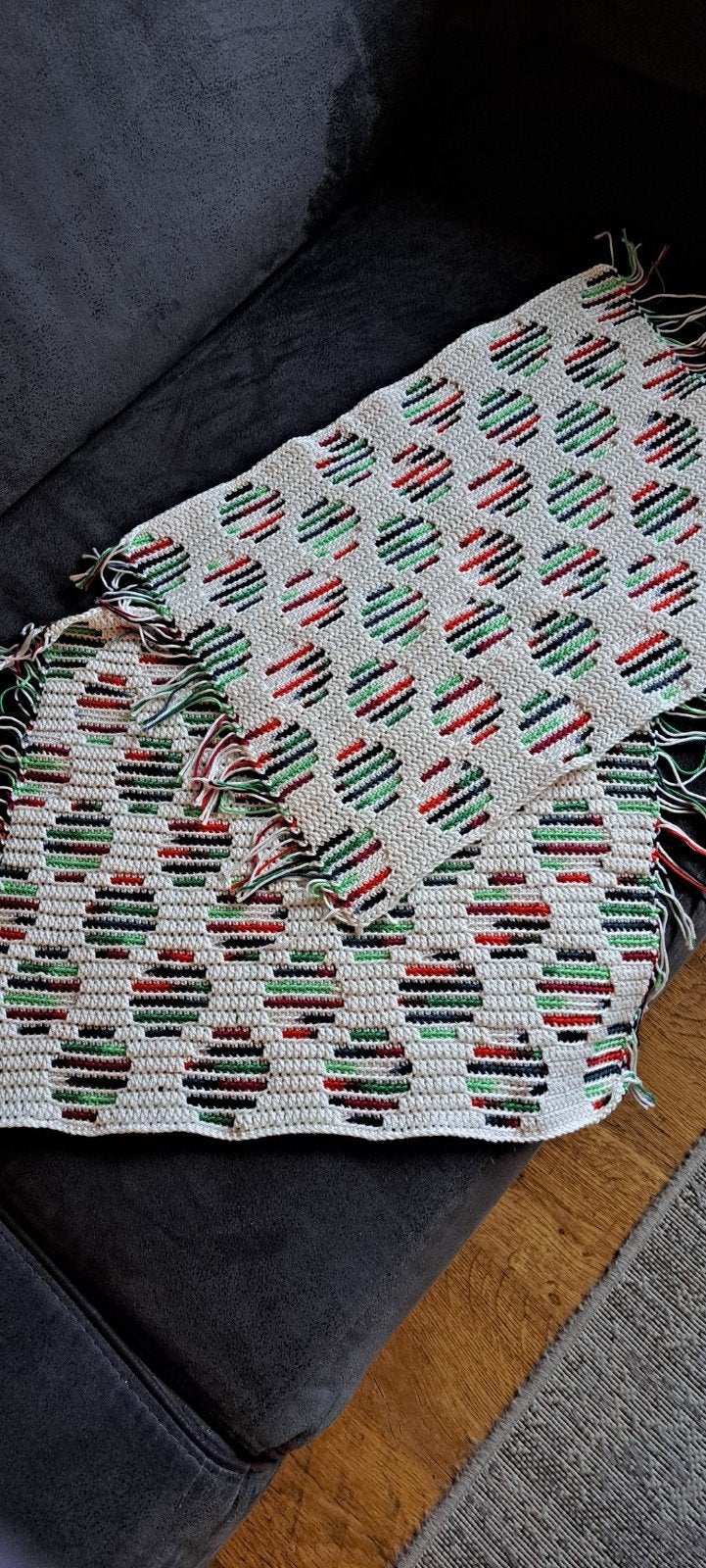 Handgemaakte gehaakte placemats, Ophalen of Verzenden, Nieuw