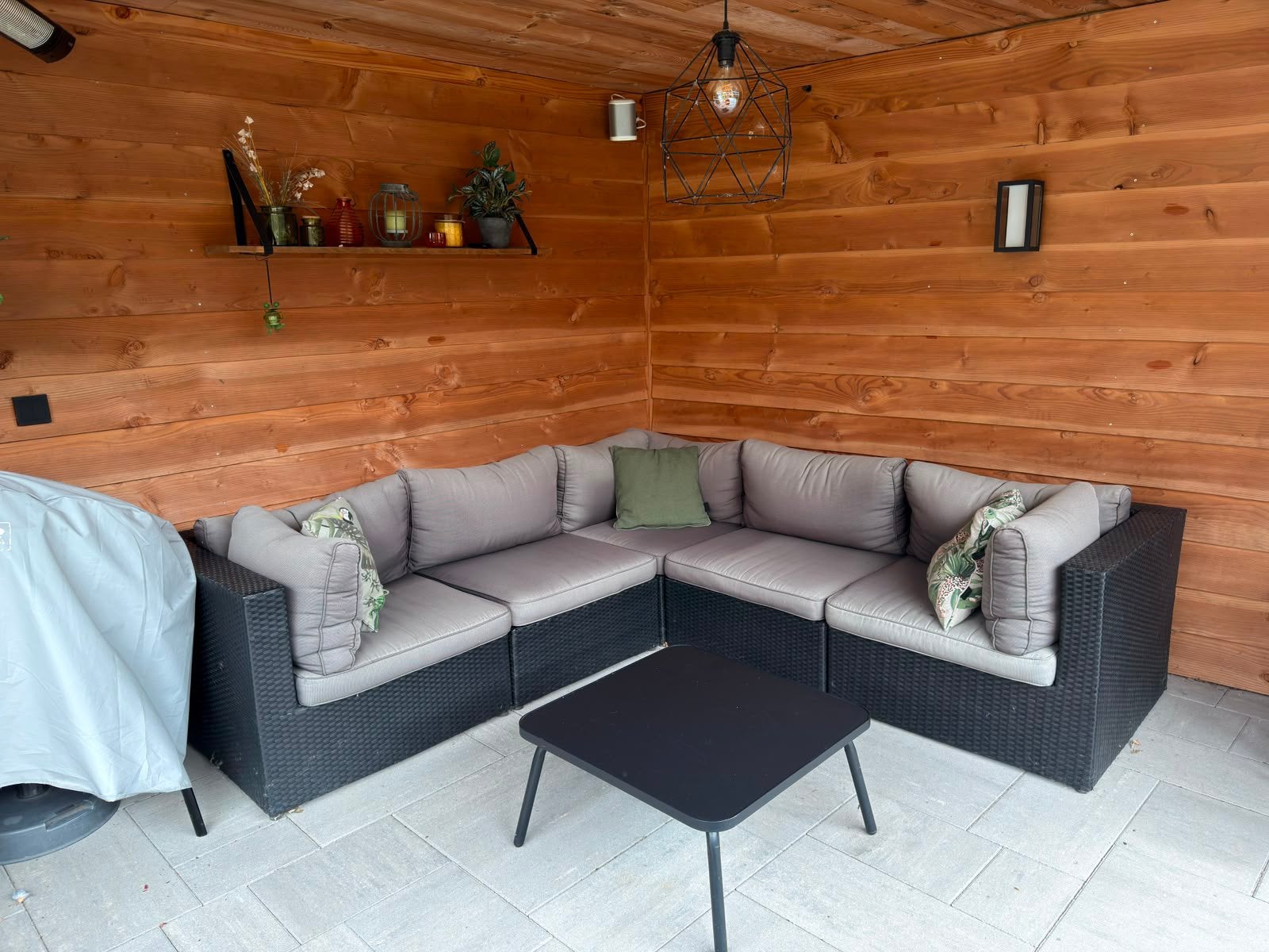 Gratis lounge set, Ophalen, 5 zitplaatsen, Gebruikt, Rotan