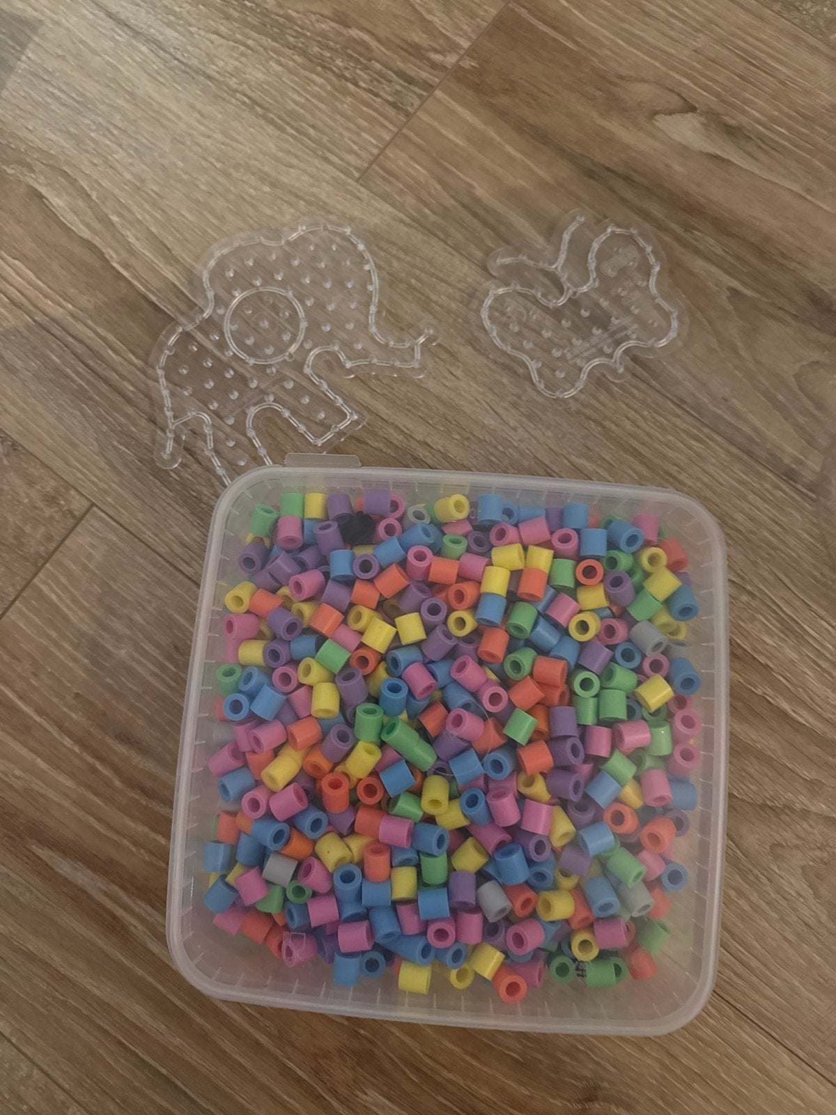 Hama Maxi 3 grote doos strijkkralen met 3 grondplaten, Gebruikt, Dieren, Meerkleurig, Ophalen of Verzenden