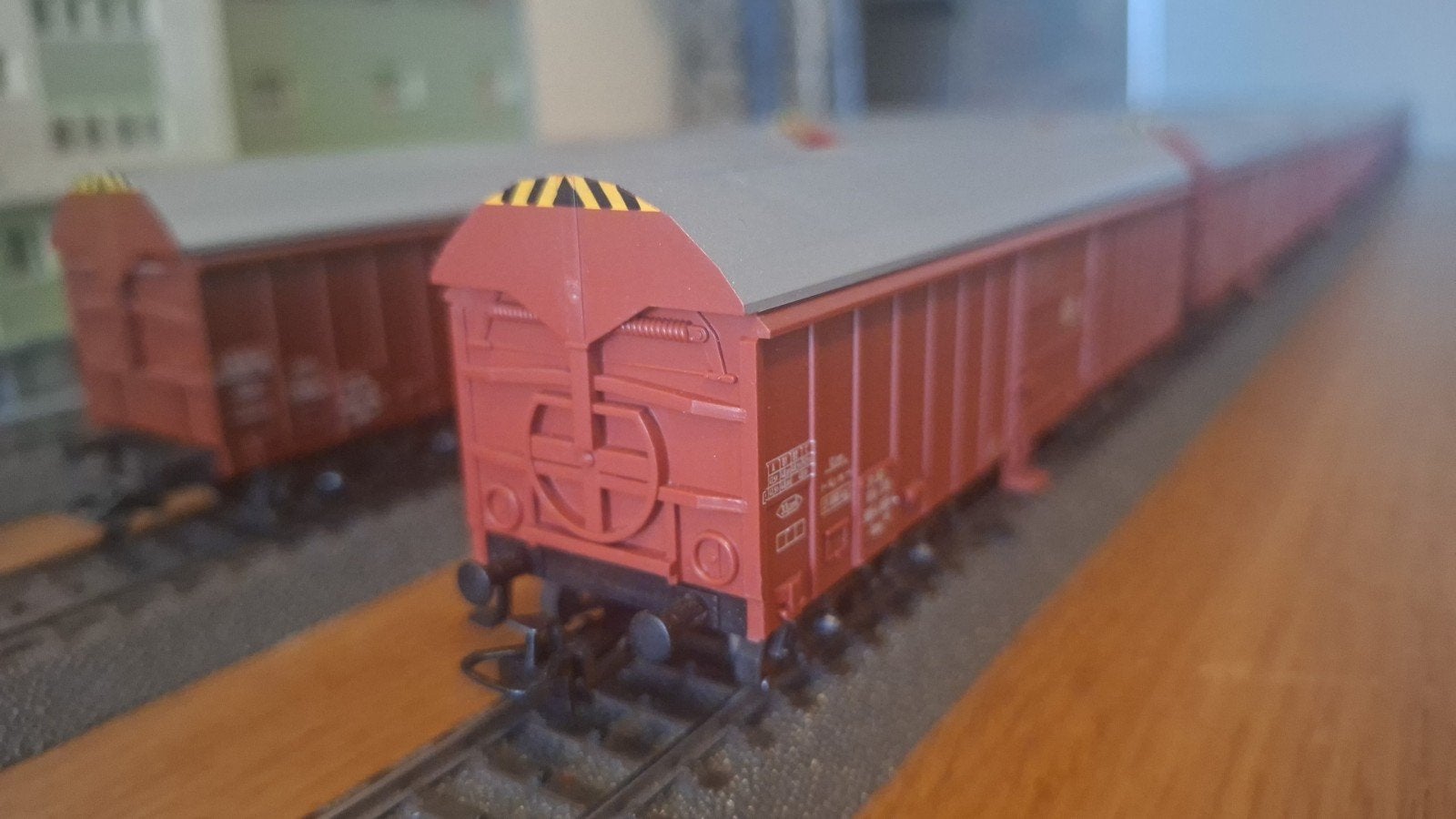 18 X Marklin DB 4460 4 assige goederenwagons., Wisselstroom, Wagon, Ophalen of Verzenden, Zo goed als nieuw