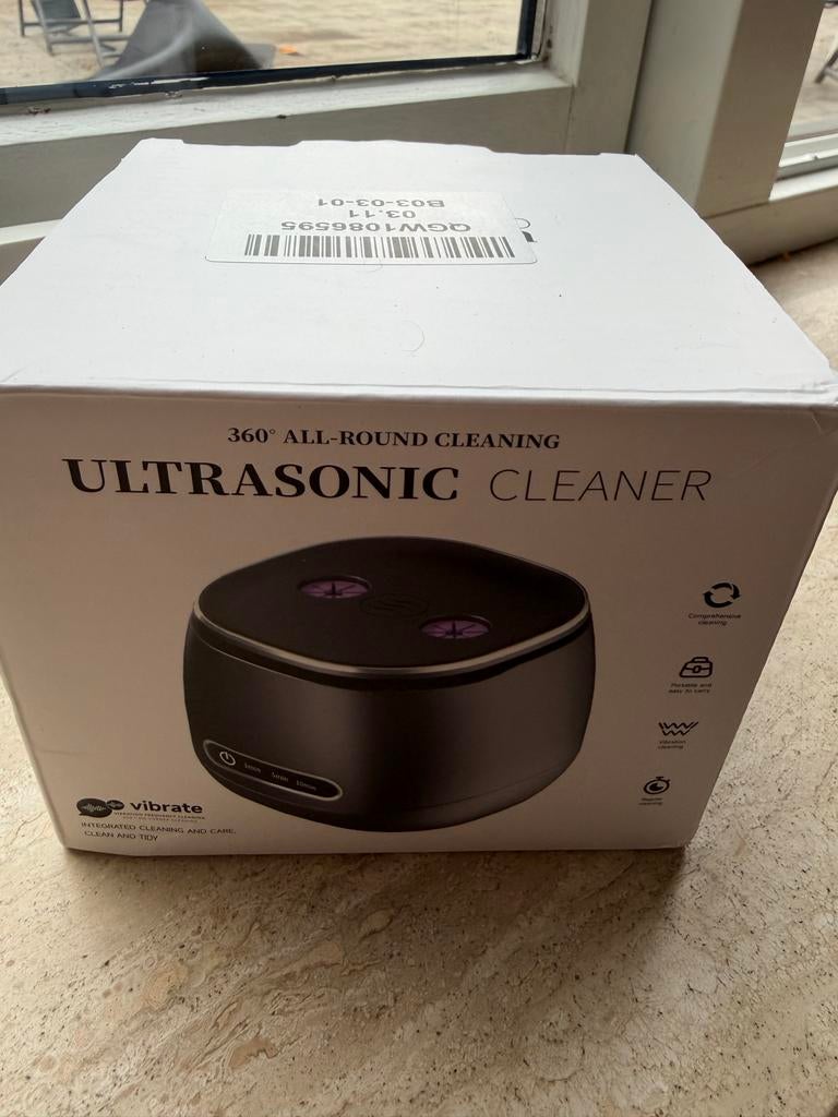 Vibrate Ultrasone Reiniger voor Sieraden en Gebitsreiniging, Ophalen of Verzenden, Nieuw