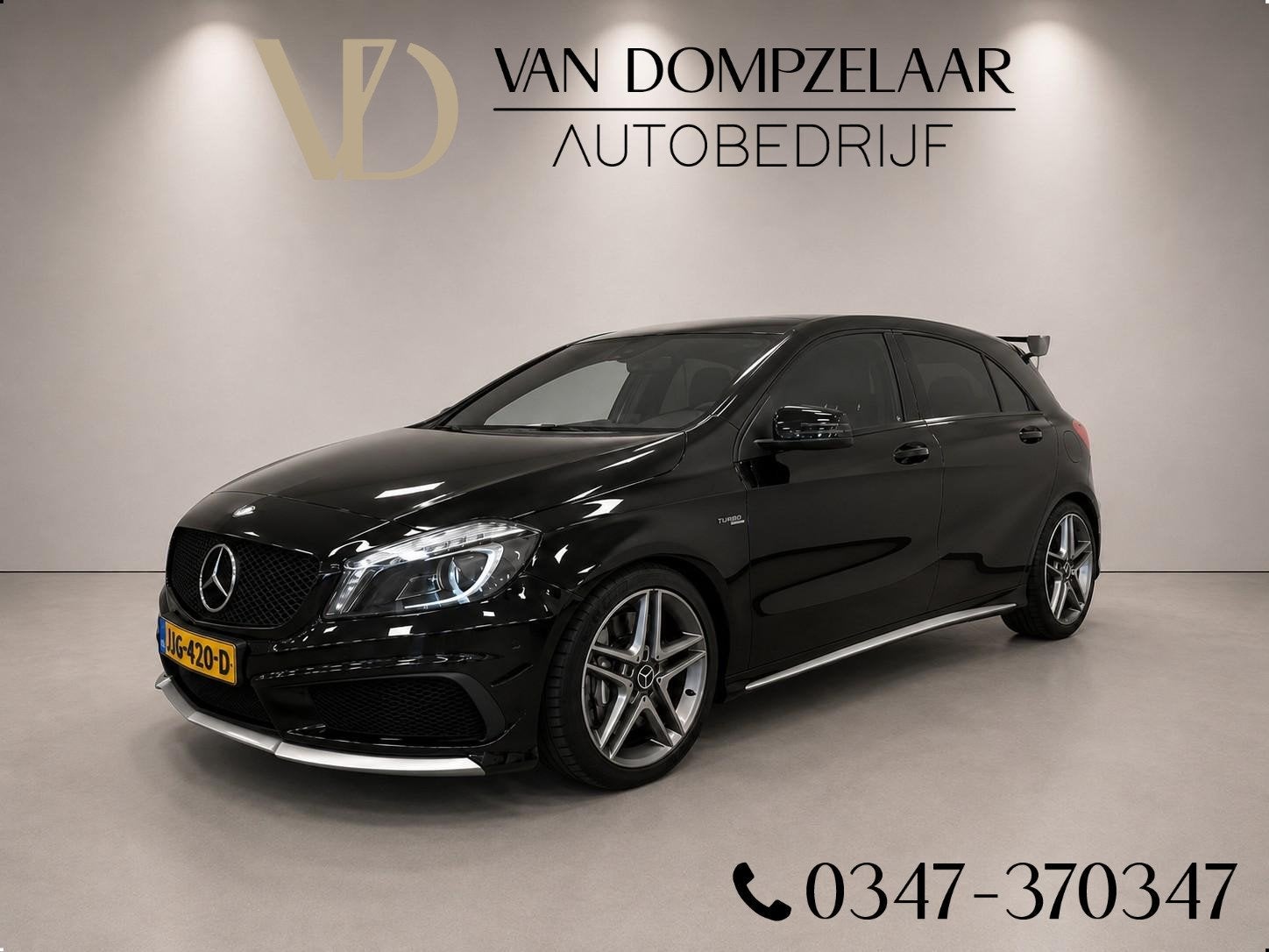 Mercedes-Benz A-klasse AMG 45 4MATIC / EDITION1 / CRUISE.C /, Auto's, Gebruikt, 4 cilinders, Zwart, Bedrijf