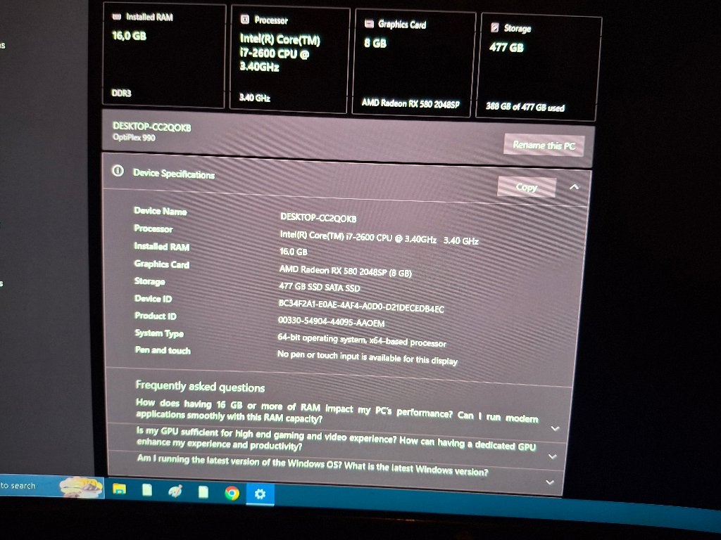PC, Ophalen, Gaming, 3 tot 4 Ghz, SSD