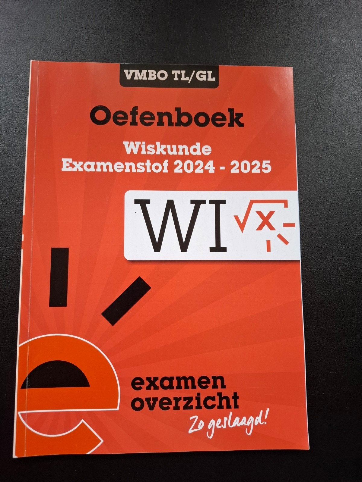 ExamenOverzicht - Oefenboek Examenstof Wiskunde VMBO TL/GL, Boeken, Ophalen of Verzenden, Nieuw, Overige niveaus, ExamenOverzicht
