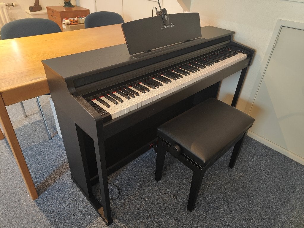 Digitale piano Amadeus D510 BT B, Muziek en Instrumenten, Ophalen, Zwart, Digitaal, Zo goed als nieuw