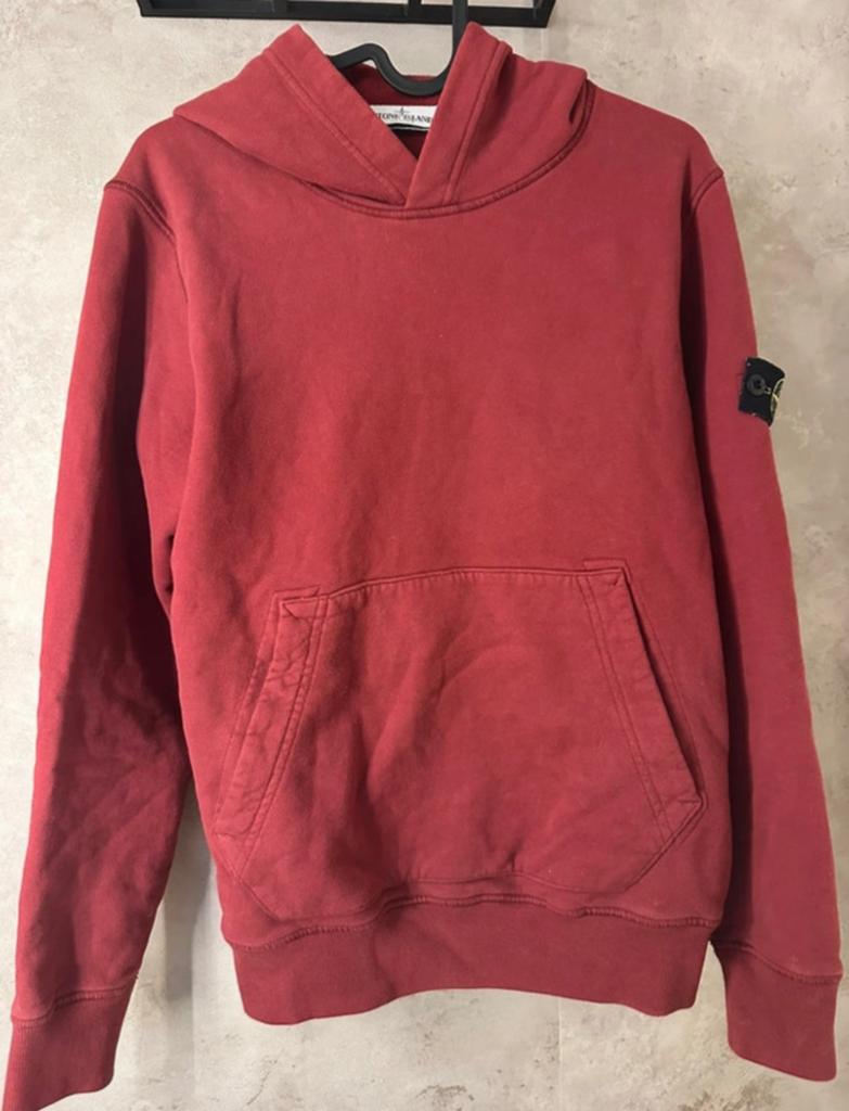 Stone Island Bordeaux Rode Trui Maat 156, Ophalen of Verzenden, Gebruikt, Jongen of Meisje, Trui of Vest