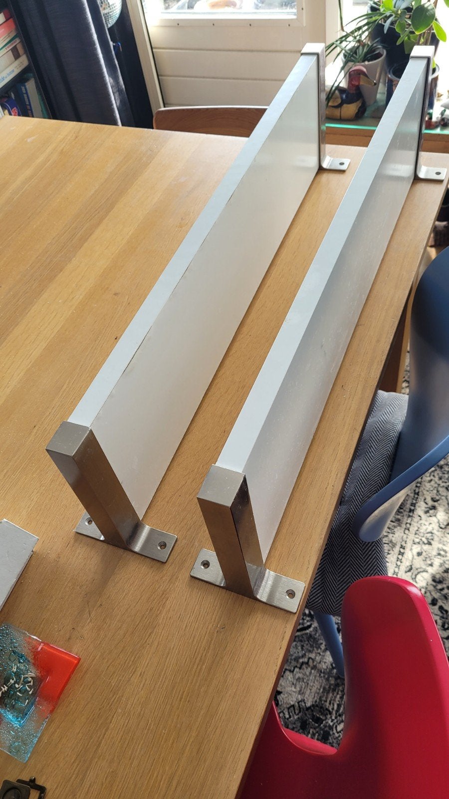 IKEA Ekby plank met beugels 80 cm - set van 2, Ophalen, Gebruikt