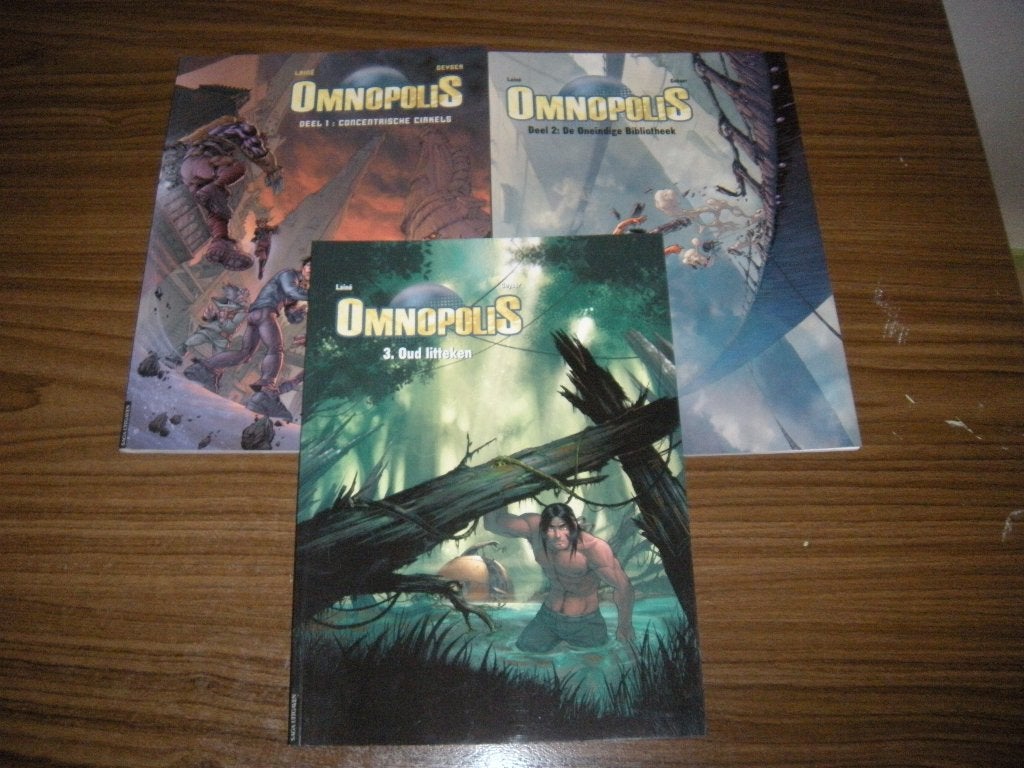 Omnopolis 3 delen SC, Complete serie of reeks, Ophalen of Verzenden, Zo goed als nieuw