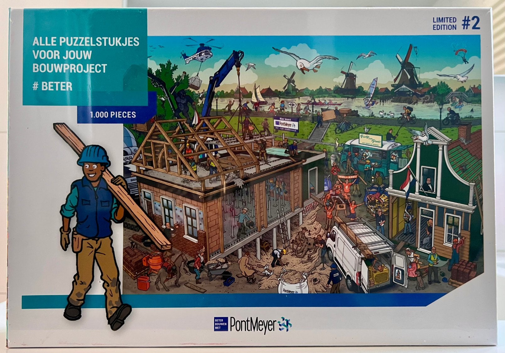 Pont Meyer puzzel Limited Edition deel II van 1000 st. NIEUW, Ophalen of Verzenden, 500 t/m 1500 stukjes, Nieuw, Legpuzzel
