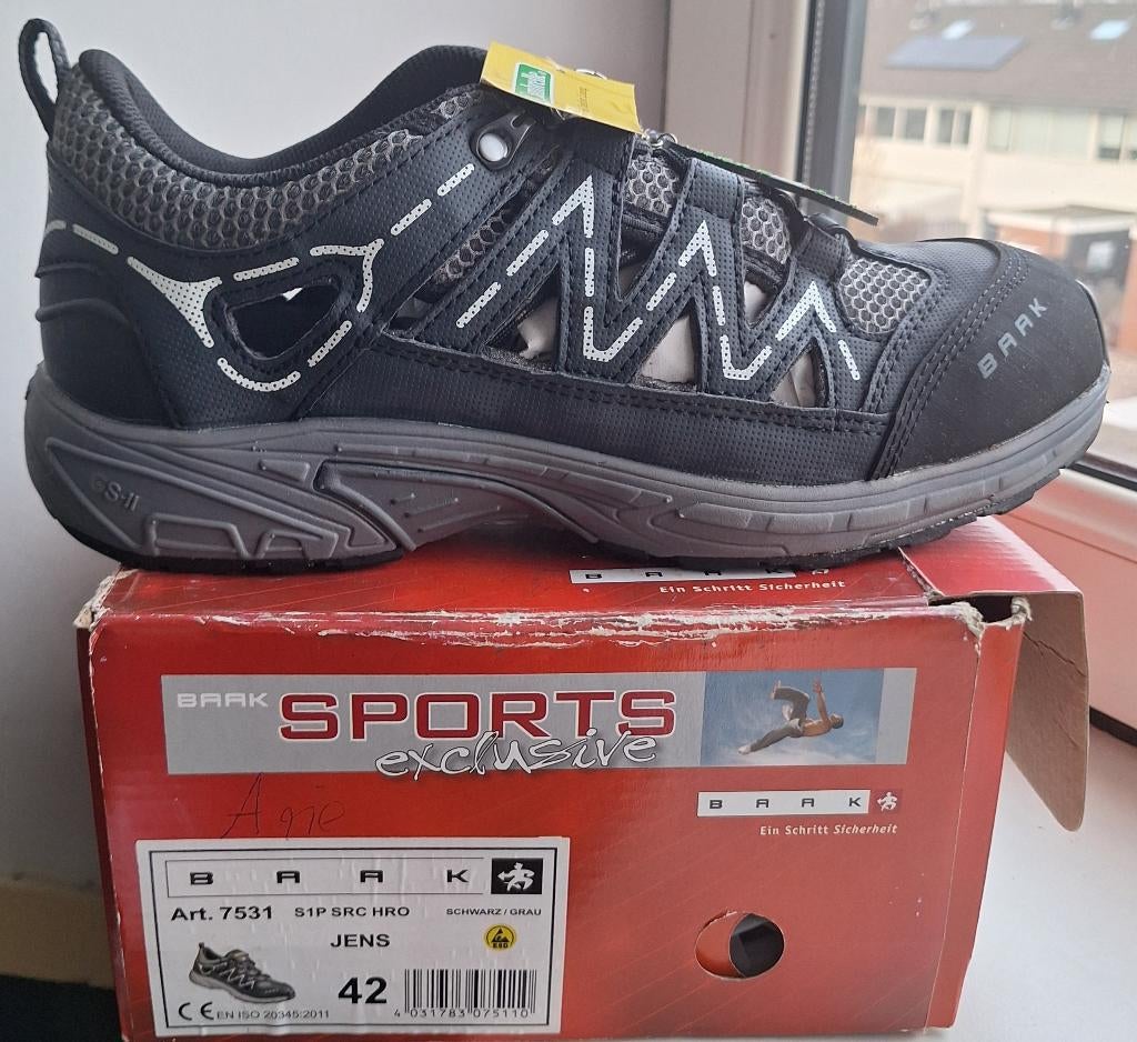 Nieuwe werkschoenen van Baak (Maat 42), Ophalen, Zwart, Nieuw, Werkschoenen