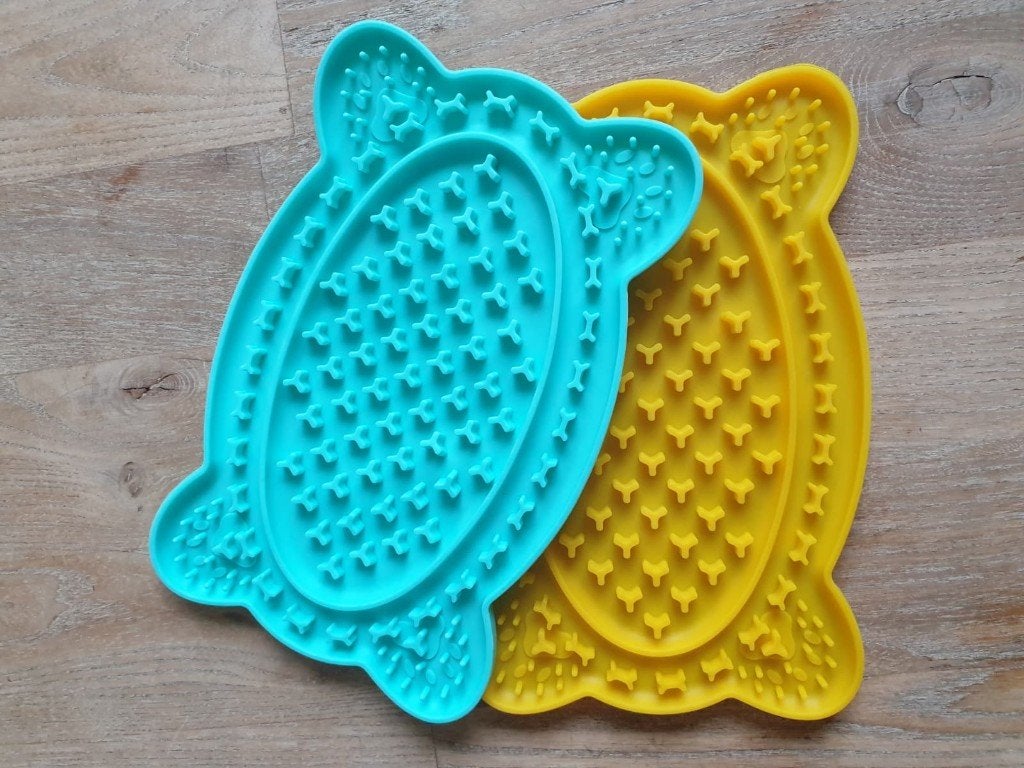 NIEUW Gifvrij Silicone honden/katten likmat met zuignopjes, Dieren en Toebehoren, Hondenvoerbakken en Drinkbakken, Ophalen of Verzenden