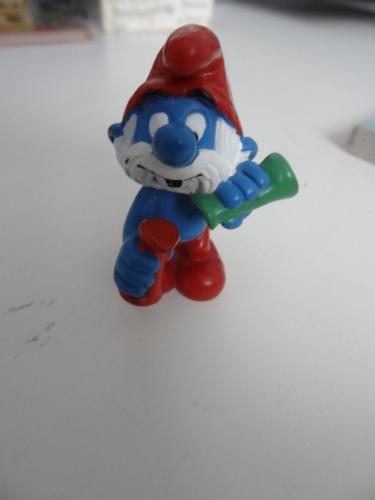 Grote smurf popje, Ophalen of Verzenden, Zo goed als nieuw, Verschillende Smurfen, Poppetje, Figuurtje of Knuffel