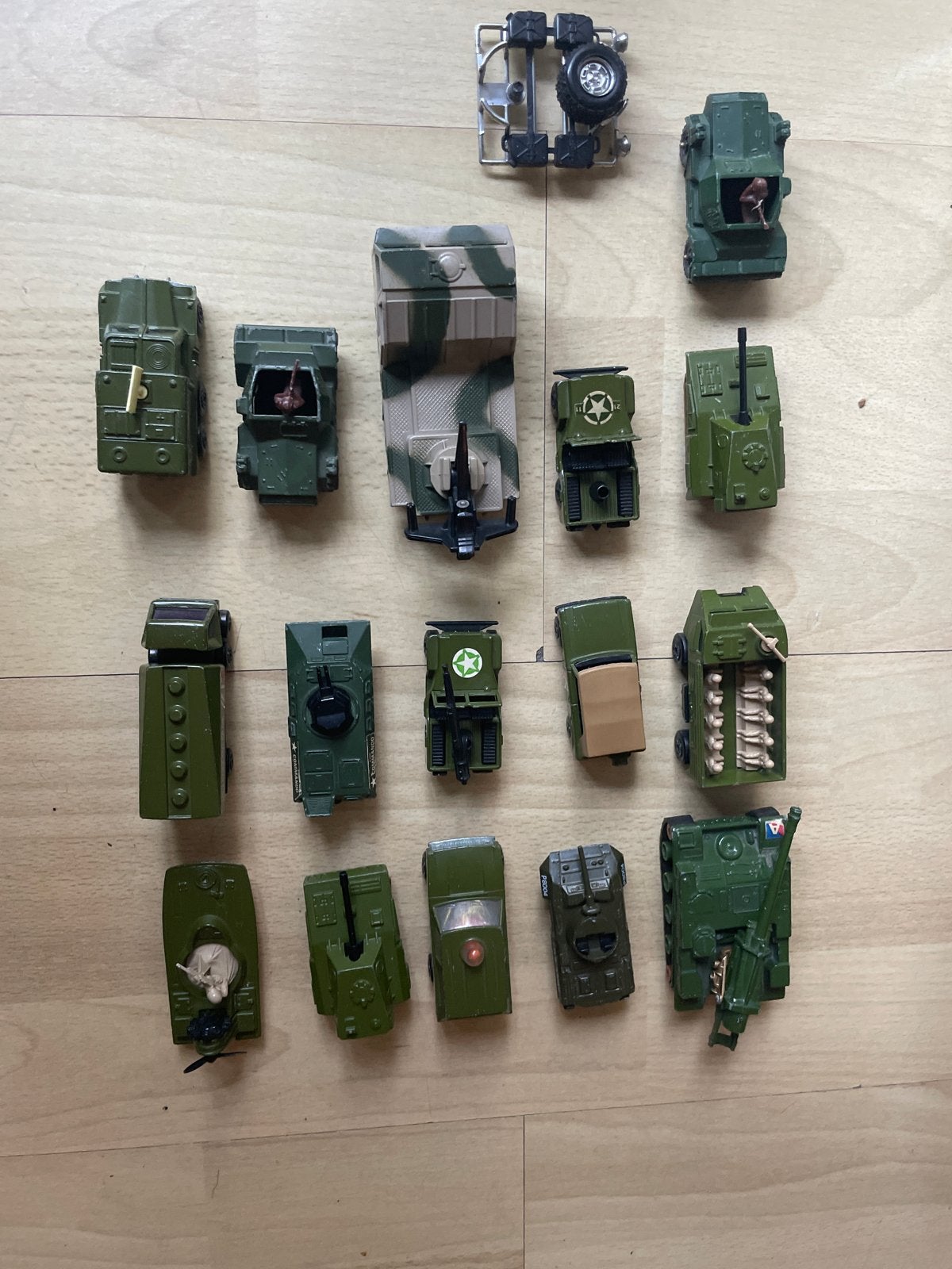 Vintage Matchbox Leger Kavel + Gratis Zakje Leger Poppetjes, Ophalen, Gebruikt
