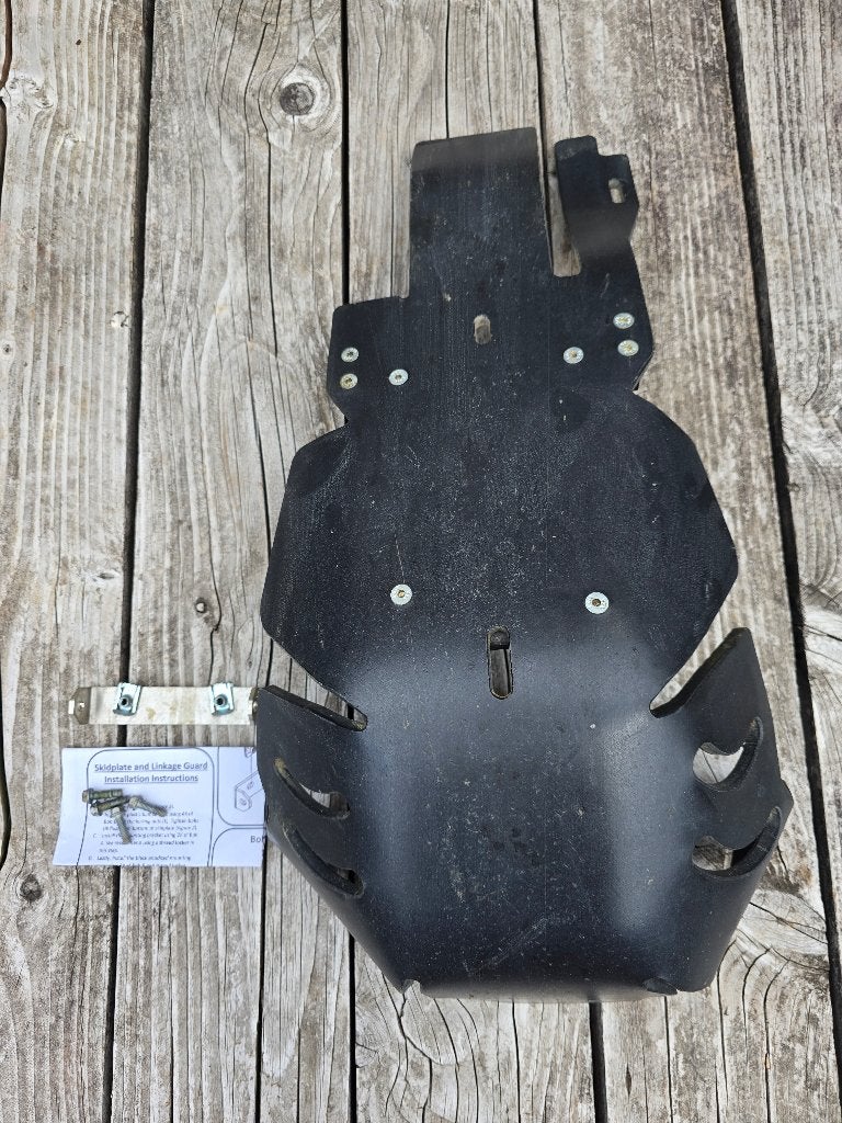 KTM 690/Husqvarna 701 Ultimate UHMW skid plate bodemplaat, Ophalen, Gebruikt