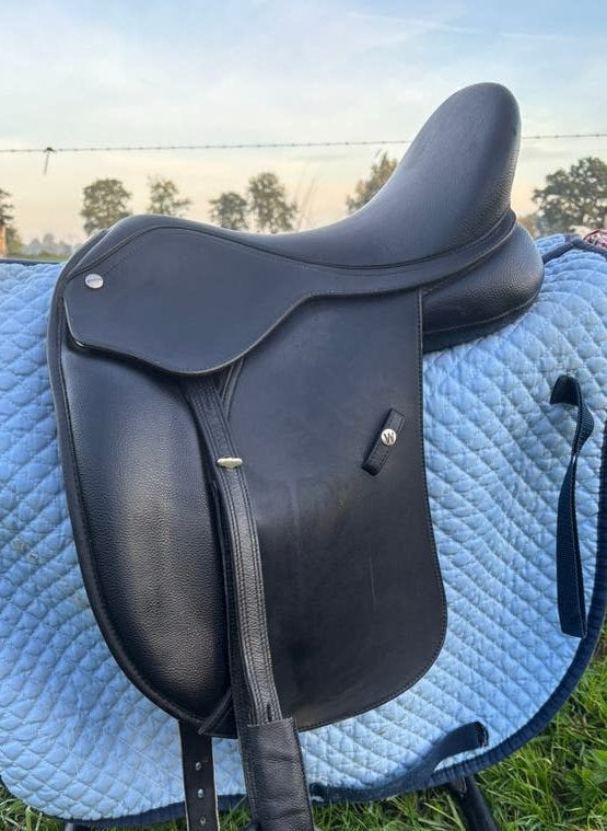 Wintec 500 pony 15 inch 38 cm hart dressuur incl. toebehoren, Ophalen of Verzenden, Zo goed als nieuw, Dressuur