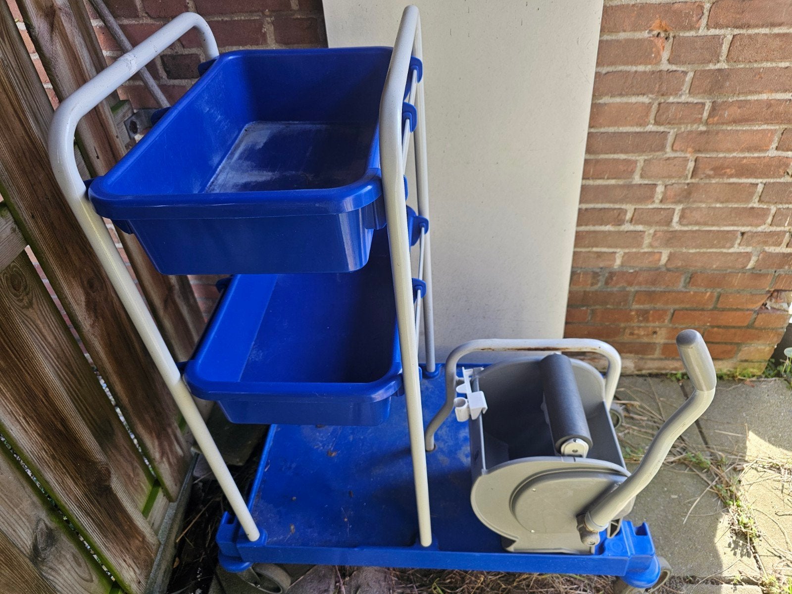 Schoonmaakkar, 100 liter of meer, Ophalen, Transportkar