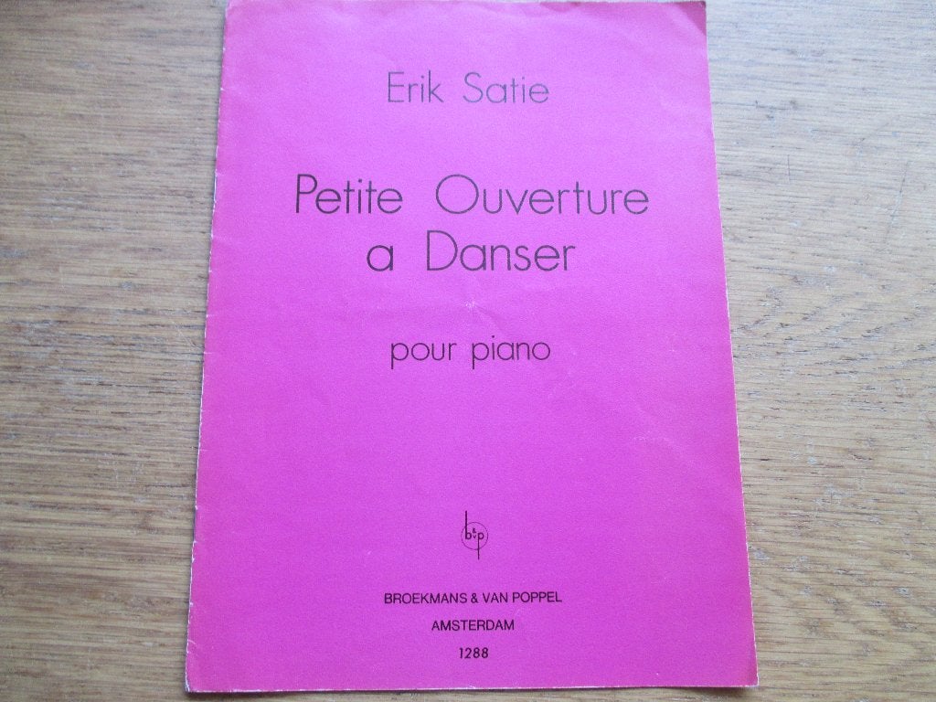 Erik Satie - Petite Ouverture à Danser - Pianomuziek, Muziek en Instrumenten, Bladmuziek, Gebruikt, Klassiek, Ophalen of Verzenden