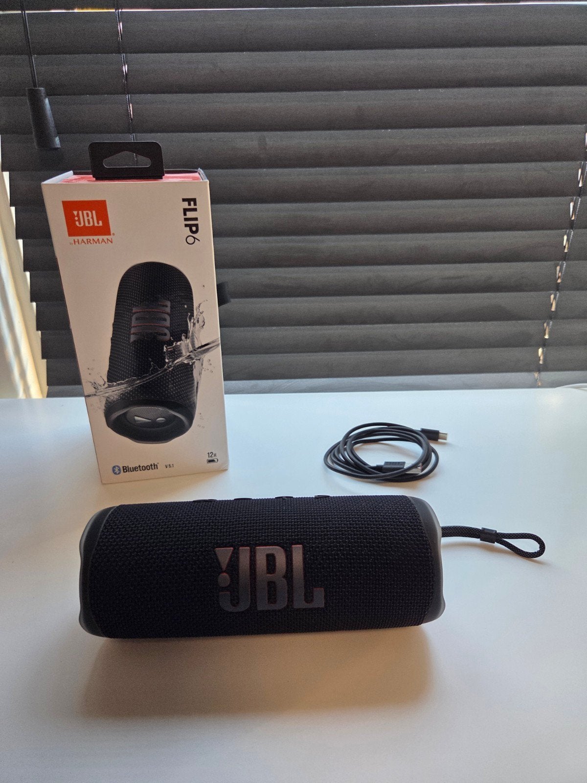 JBL Flip 6 Zwart | Compleet met doos | Zeer nette staat |, JBL, Bluetooth, Ophalen of Verzenden, Zo goed als nieuw