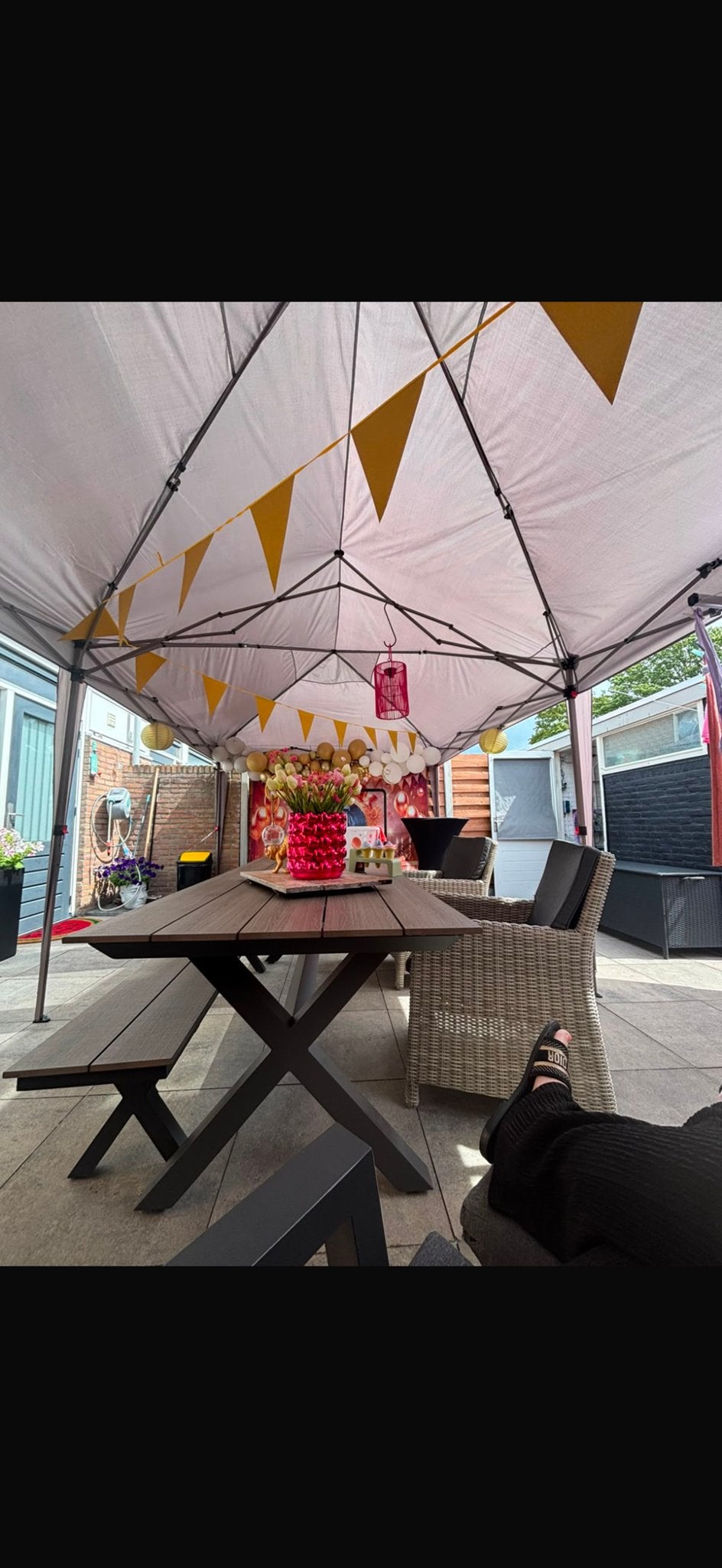 Partytent 3x6 meter - Ideaal voor elk feest!, Ophalen, Gebruikt, Opvouwbaar, Partytent