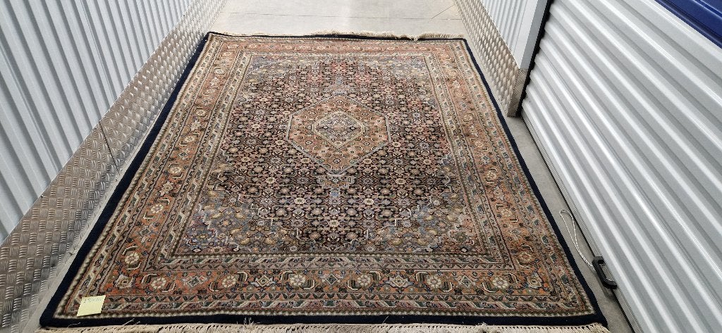 Handgeknoopt Oosters tapijt 250x200 cm – fraai medaillon, Huis en Inrichting, Ophalen, Gebruikt, 200 cm of meer, 200 cm of meer