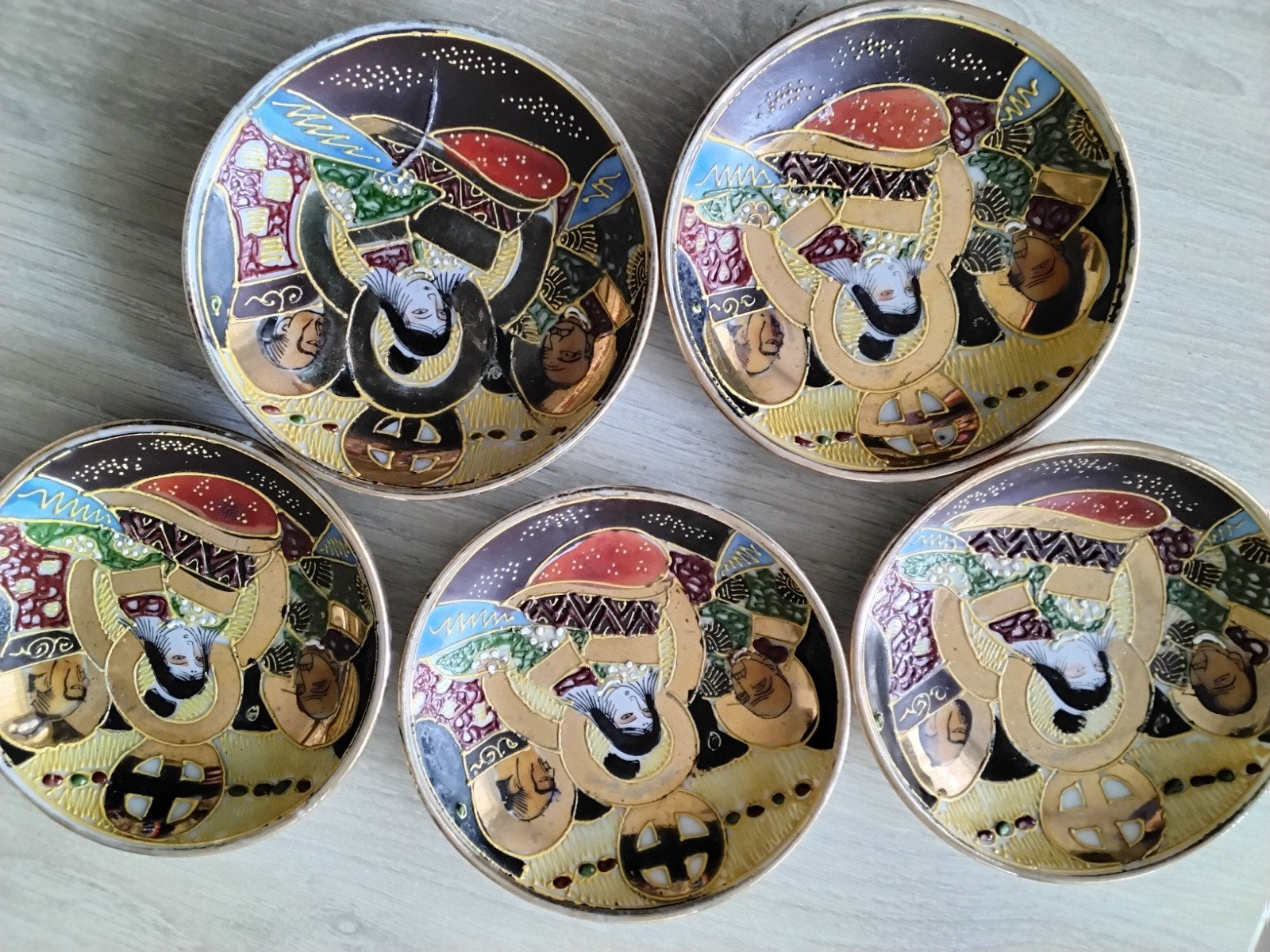 5 schotels japanse, Ophalen of Verzenden