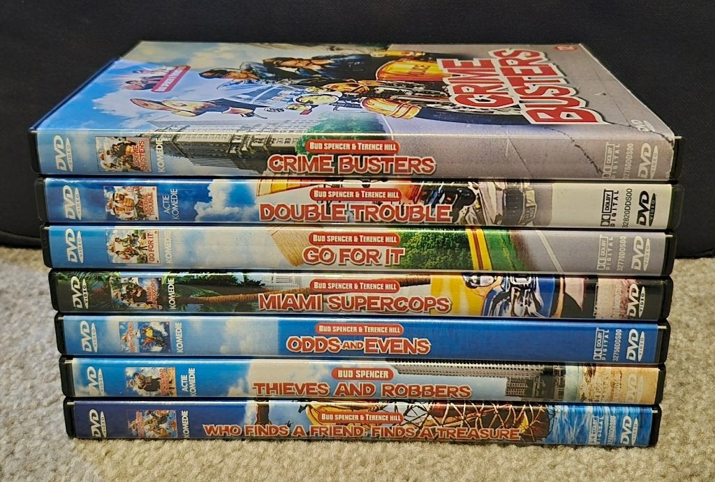 Bud Spencer & Terence Hill - 7 Films Set (1977-1985), Engels, Nederlands, Breedbeeld, Ophalen of Verzenden