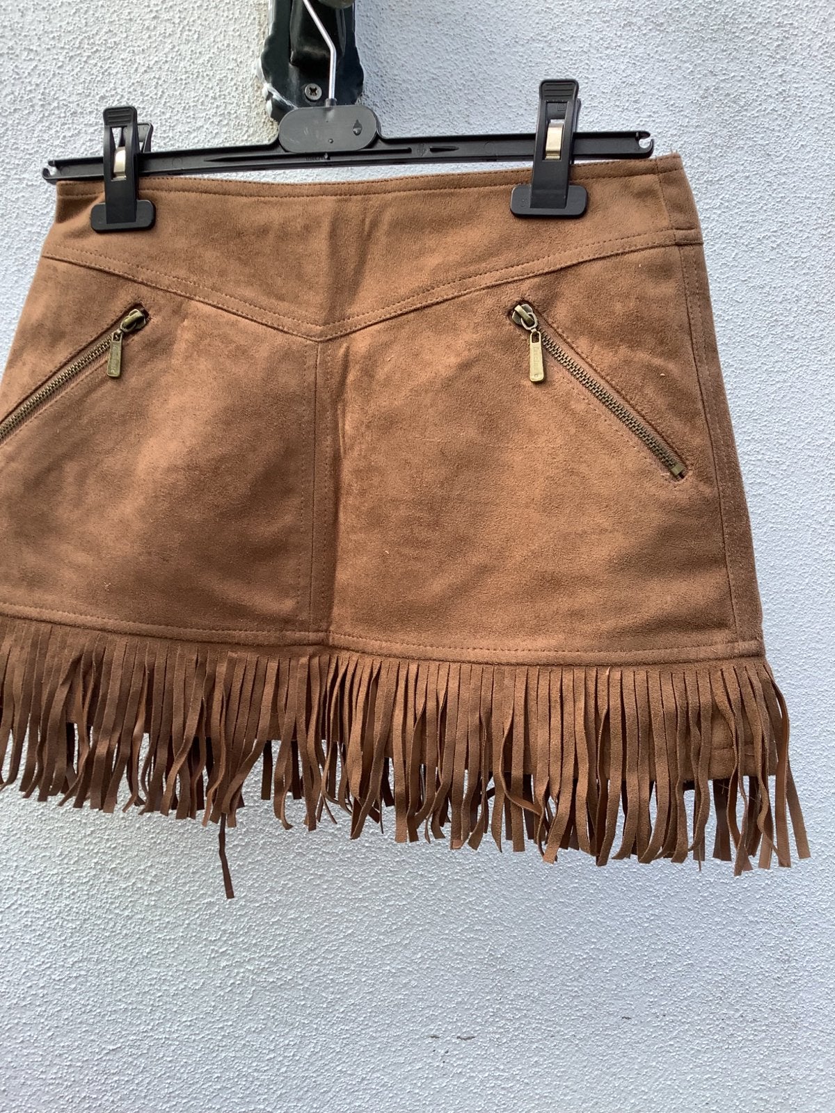 Fascinate Fashion Ibiza stijl  rokje met franjes, Kleding | Dames, Rokken, Bruin, Ophalen of Verzenden, Zo goed als nieuw, Maat 36 (S)
