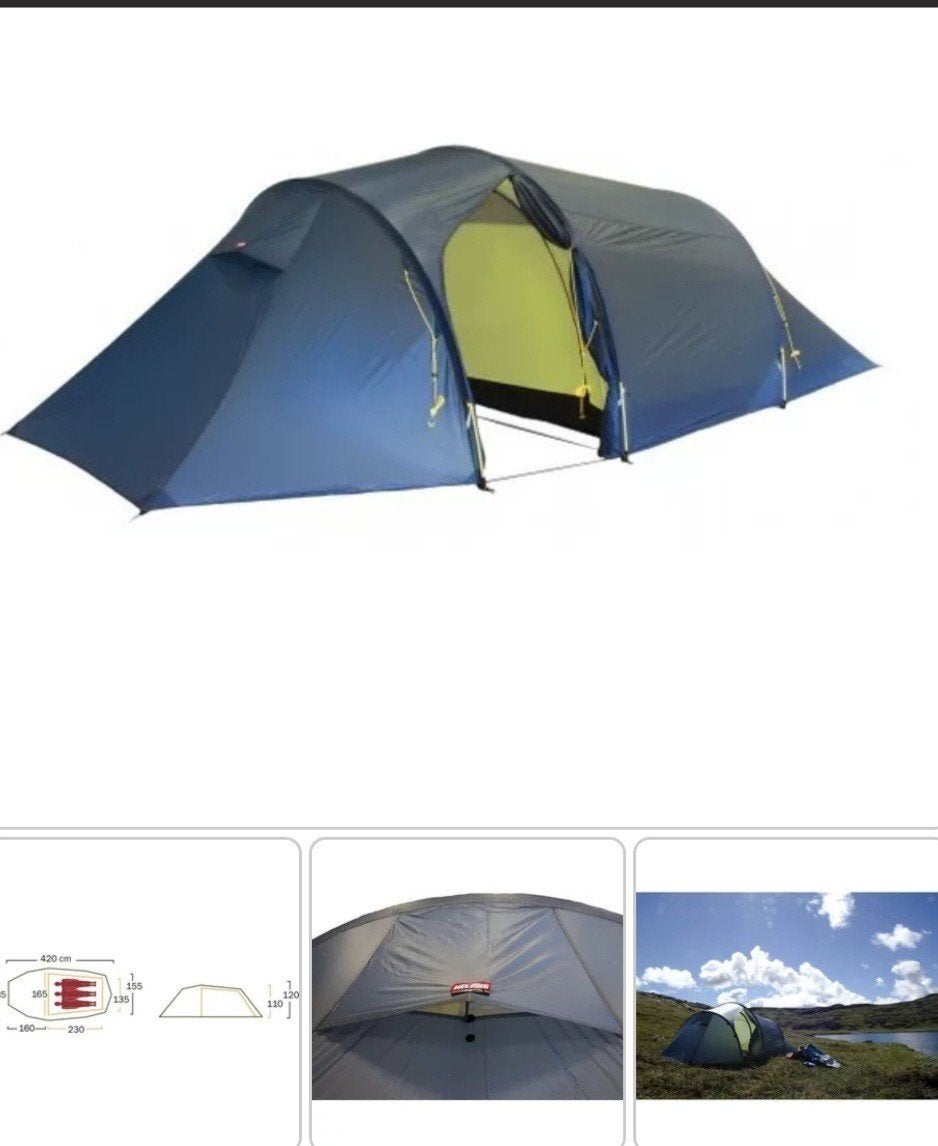 Helsport Fjellheimen Superlight 3 Camp - Lichtgewicht tent, Caravans en Kamperen, Ophalen, Gebruikt, Tot en met 3