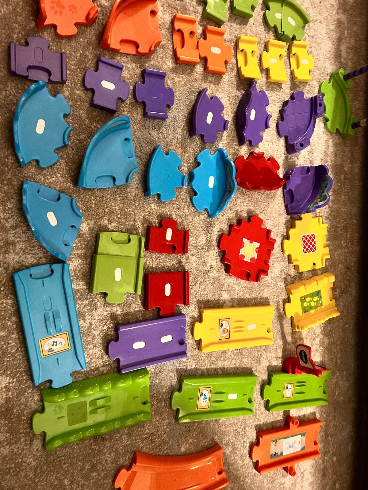 VTech Toet Toet Auto's Wegdelen - Grote set, Ophalen of Verzenden, Gebruikt, Jongen of Meisje