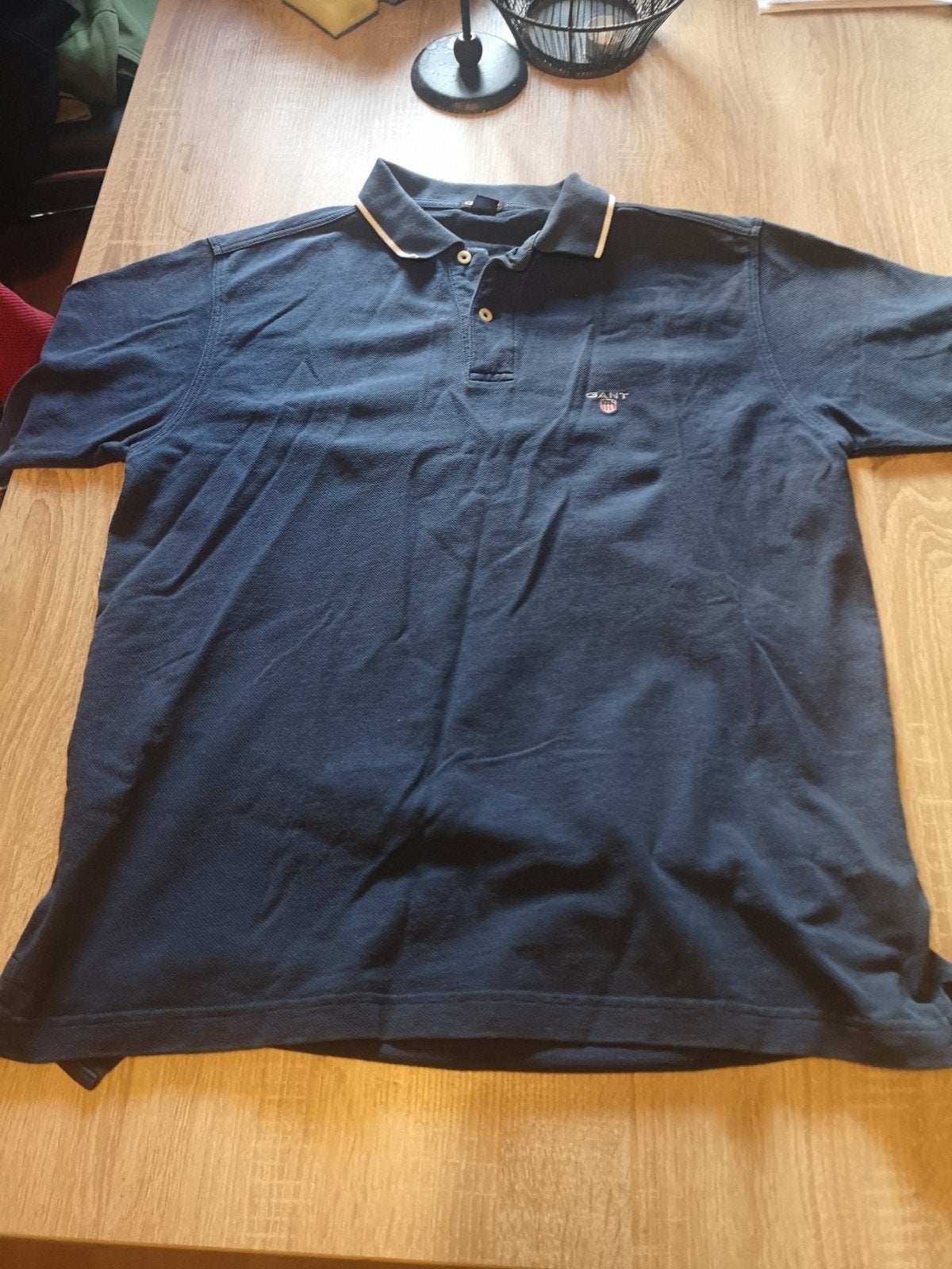 Blauwe polo van Gant,maat XL, GANT, Maat 56/58 (XL), Zo goed als nieuw, Verzenden