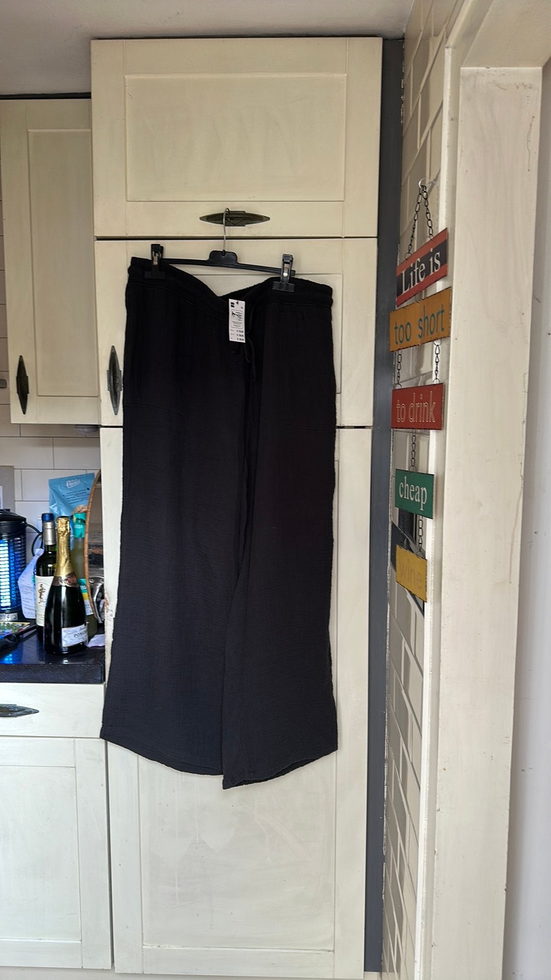 HEMA broek katoen nieuw XL, Zwart, Maat 46/48 (XL) of groter, Nieuw, Ophalen of Verzenden