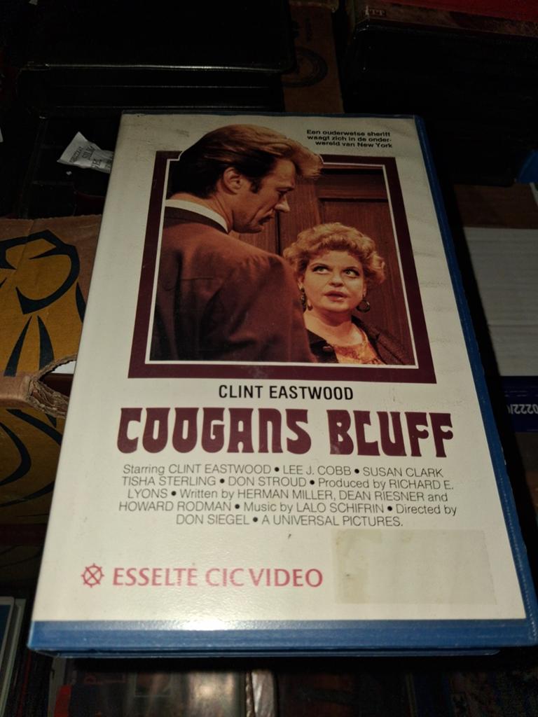 Vhs ex-rental  - Coogan's Bluff, Vanaf 16 jaar, Ophalen of Verzenden, Gebruikt, Horror