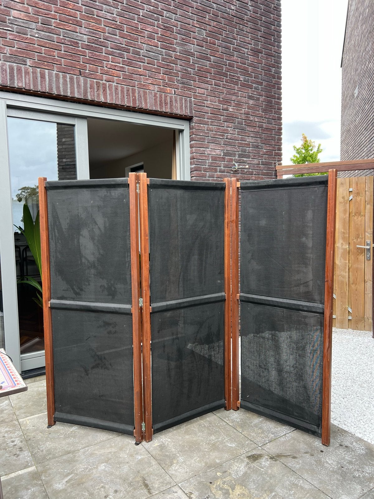 Verplaatsbaar tuin/ kamerscherm voor buiten, Tuin en Terras, Gebruikt, Ophalen of Verzenden, 200 cm of meer, 150 tot 200 cm