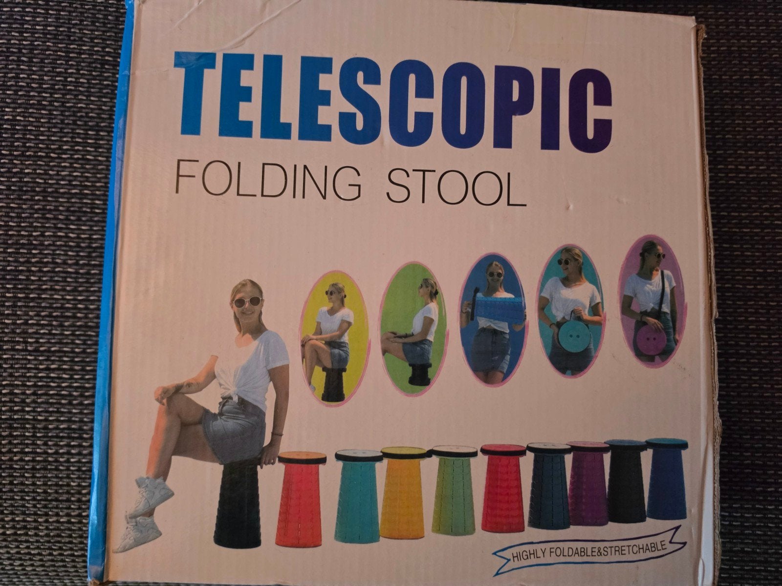 opvouwbaarkrukje, telescoop, Ophalen of Verzenden, Nieuw