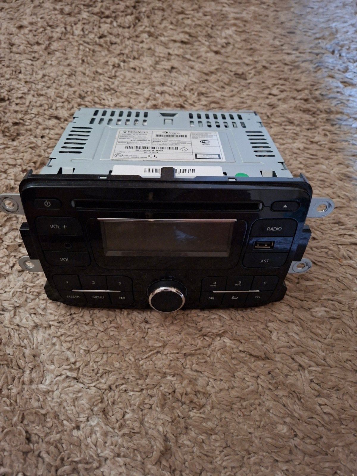 Renault AGC 0060RF Autoradio met Bluetooth, Ophalen of Verzenden, Gebruikt
