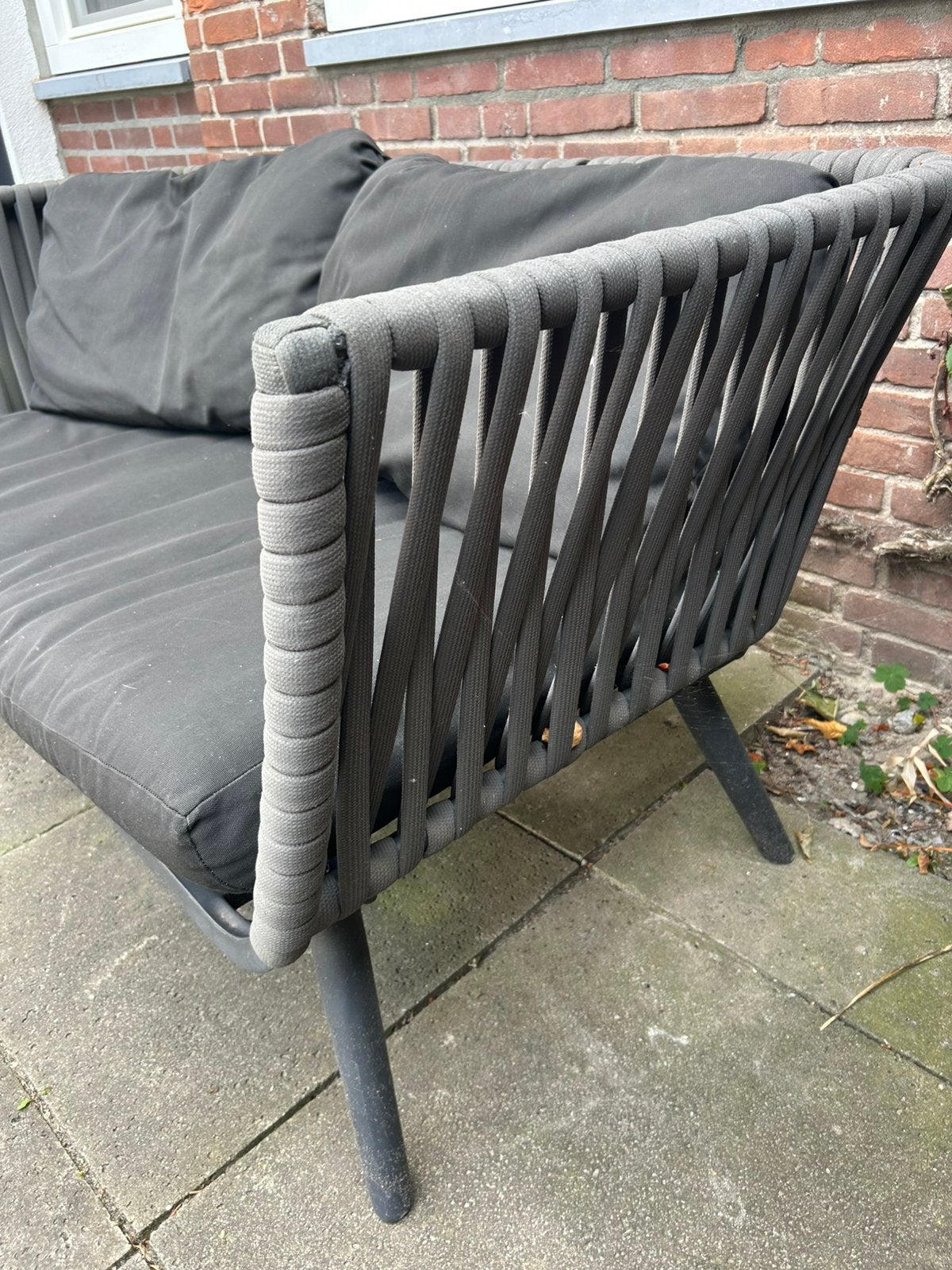 Tuin bank en stoelen, Ophalen of Verzenden, Gebruikt