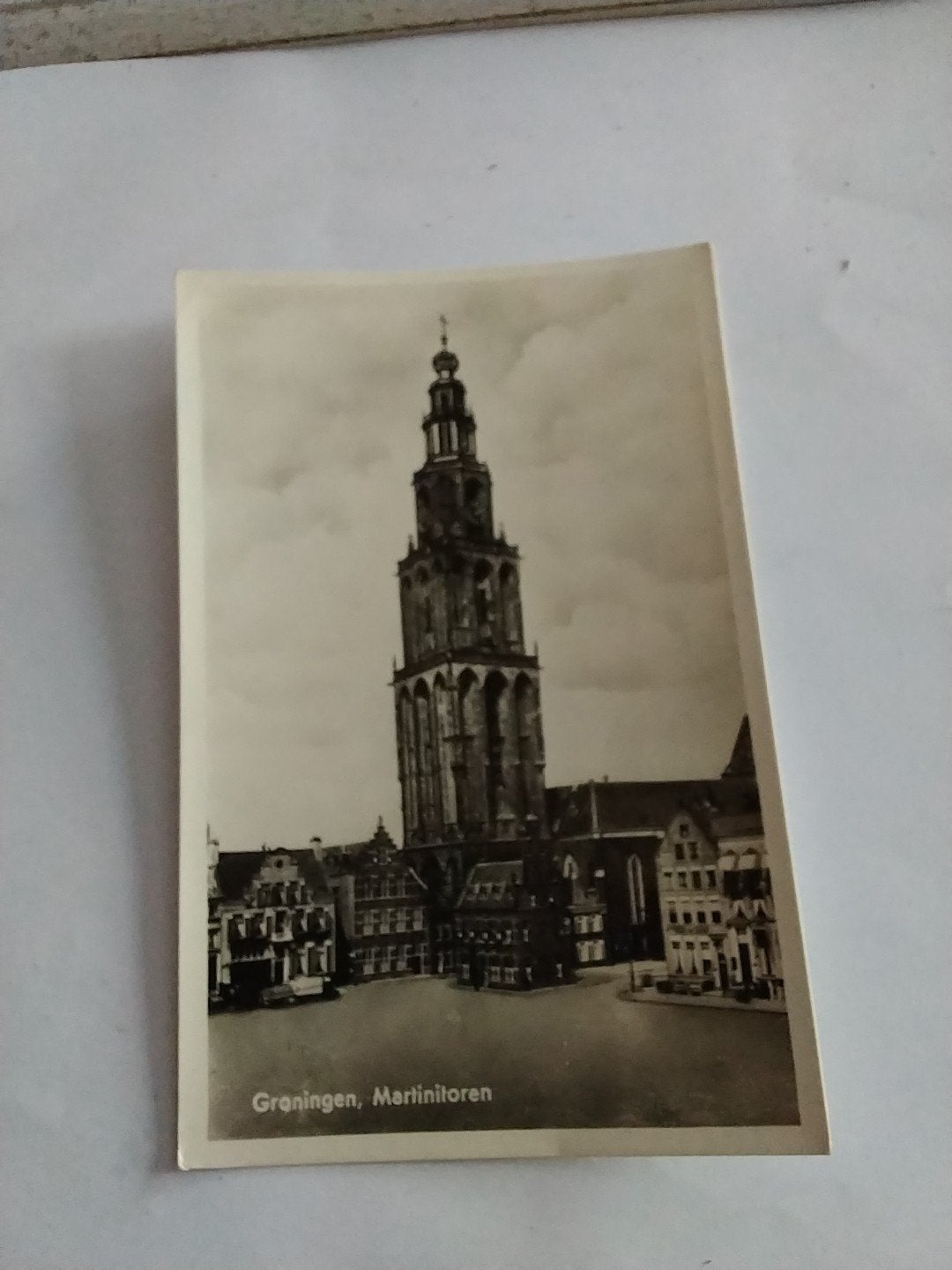 Oude Ansichtkaart Groningen Martinitoren - Echte Foto, Ophalen of Verzenden, Voor 1920, Ongelopen, Groningen