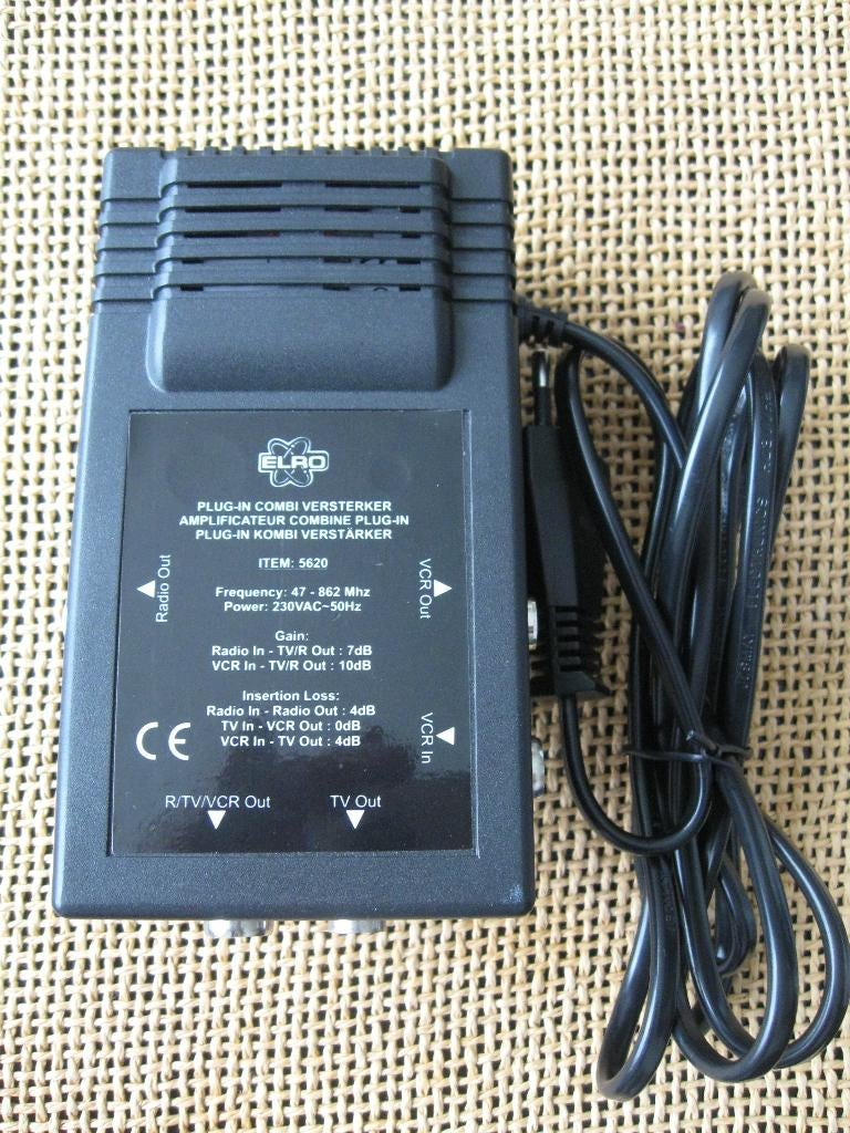 CAI Plug-In Combi Versterker ELRO item 5620, Ophalen of Verzenden, Nieuw, Overige merken
