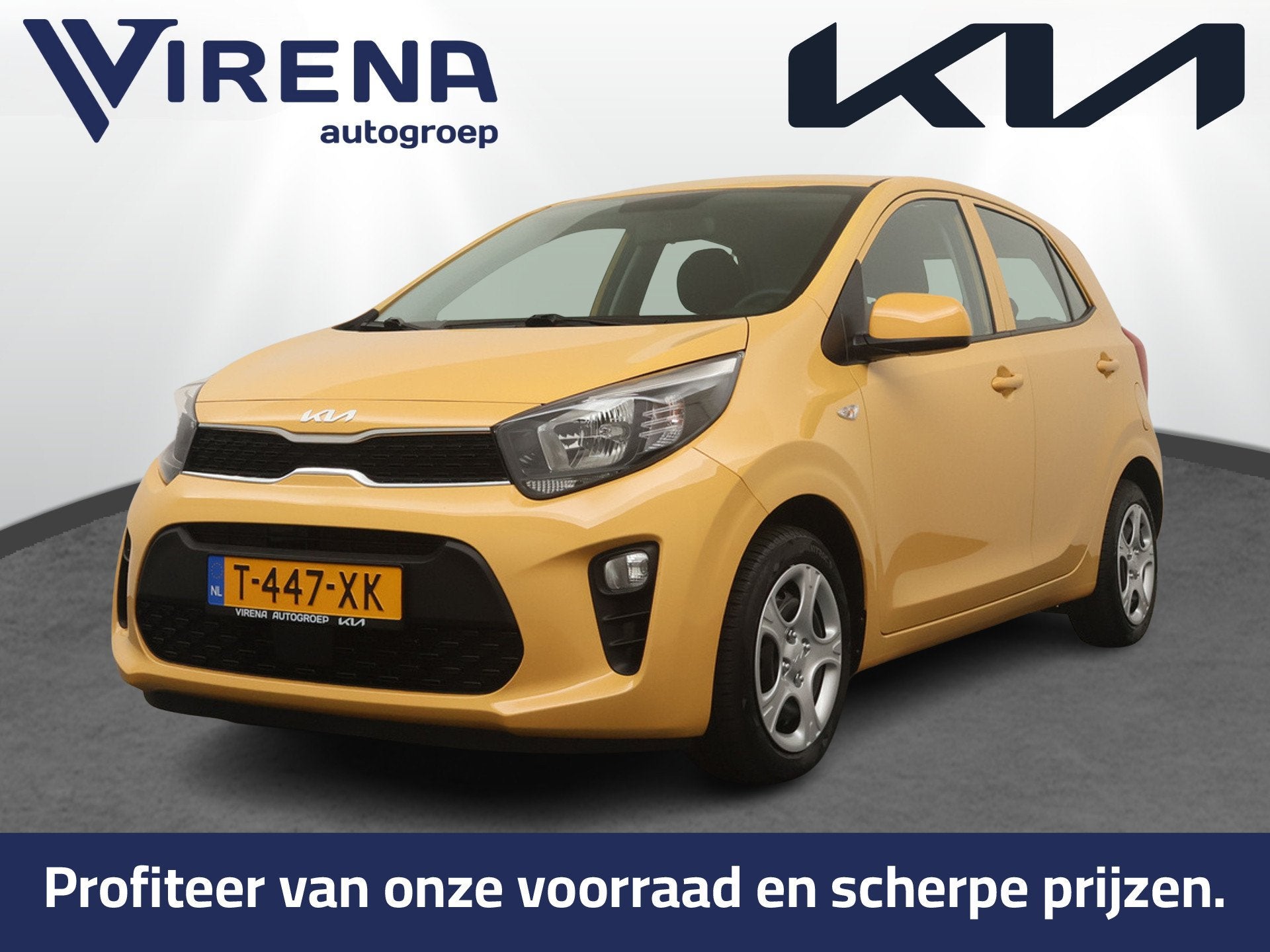 Kia Picanto 1.0 DPi ComfortLine - Airco - Radio - All-Season, Auto's, Voorwielaandrijving, 12 maanden, Gebruikt, 4 stoelen